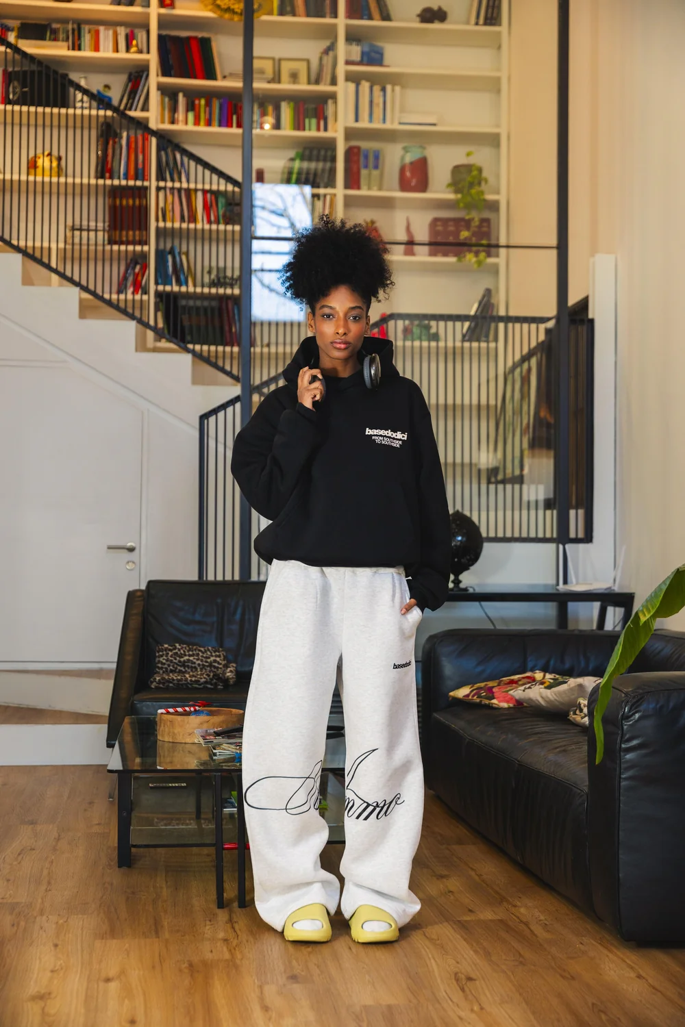 Fleece Pants "AMMO" CHI'T'SAP AshGrey/ScriptBlack - Image 7