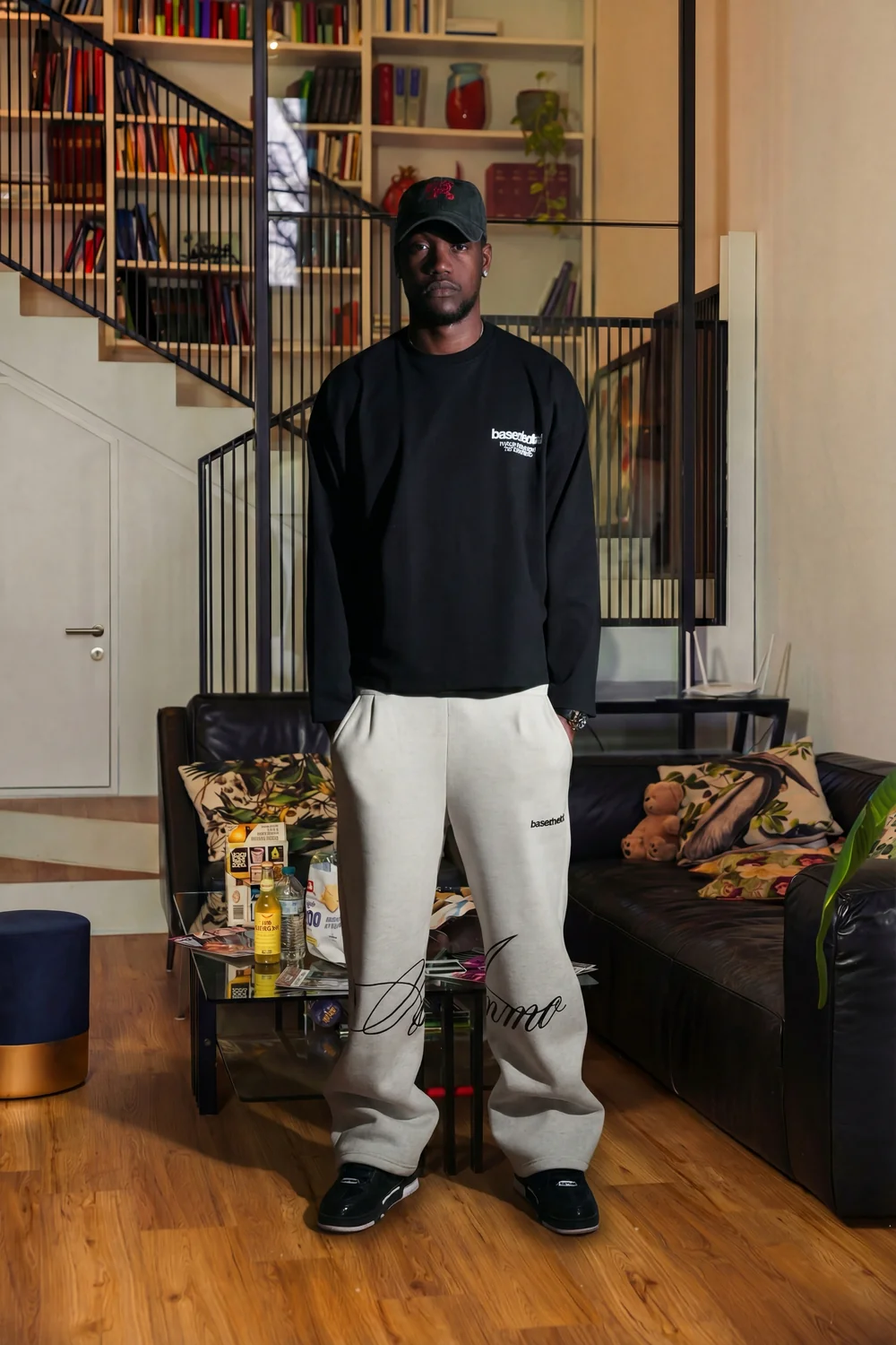 Fleece Pants "AMMO" CHI'T'SAP AshGrey/ScriptBlack - Image 9