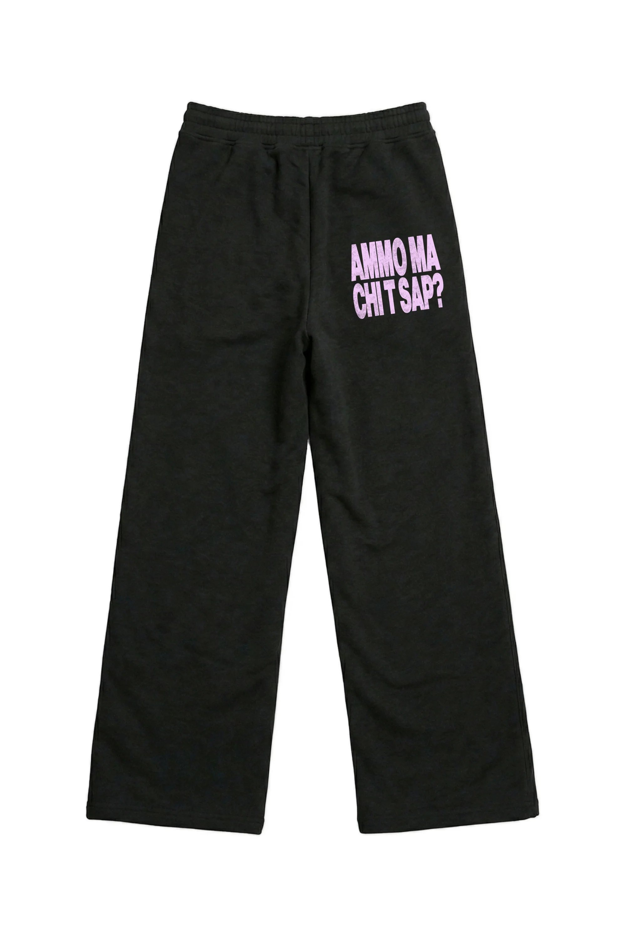 Fleece Pants "AMMO" CHI'T'SAP Black/ScriptPink - Image 6