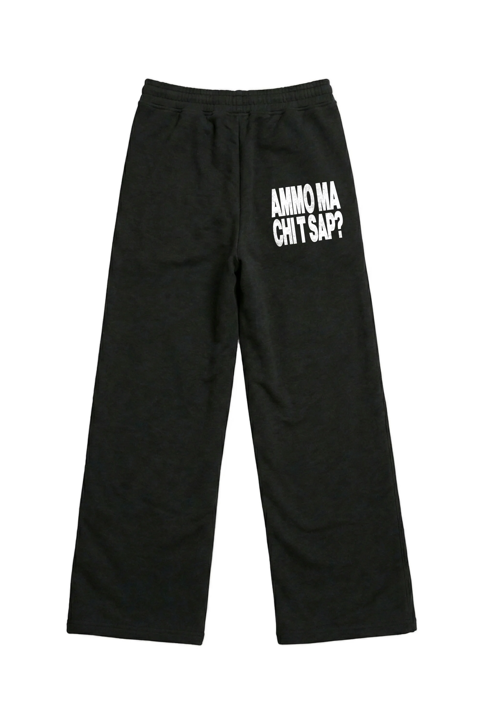 Fleece Pants "AMMO" CHI'T'SAP Black/ScriptWhite - Image 6