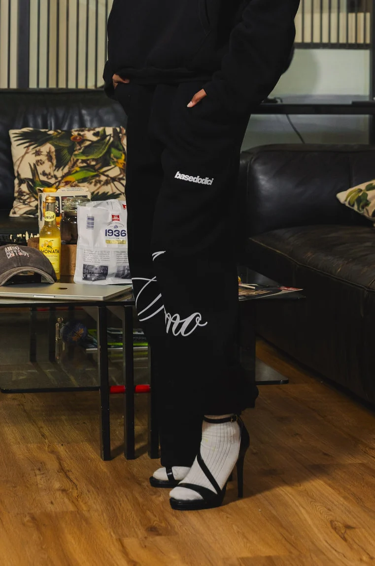 Fleece Pants "AMMO" CHI'T'SAP Black/ScriptWhite - Image 9