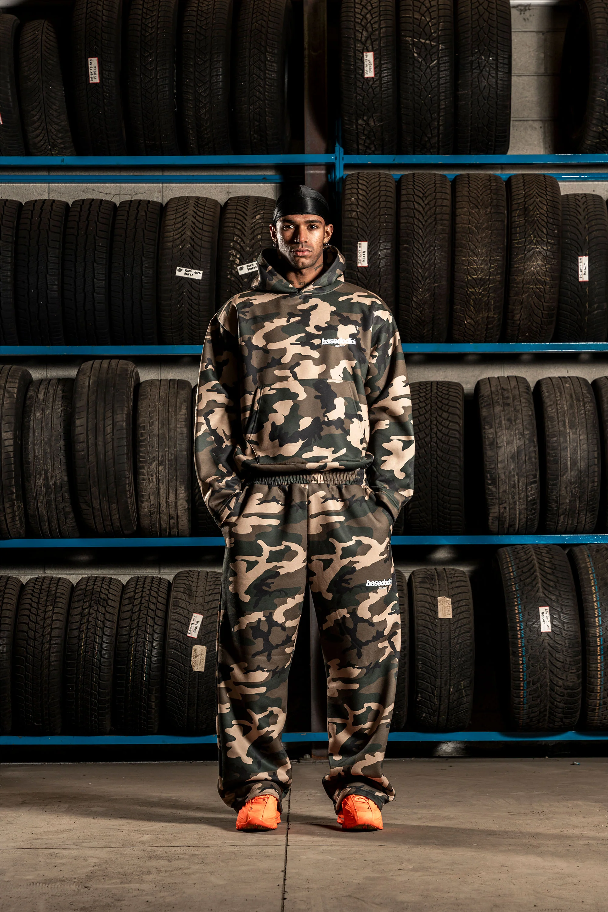 Fleece Pants "DETROIT" Camo Green - Image 13