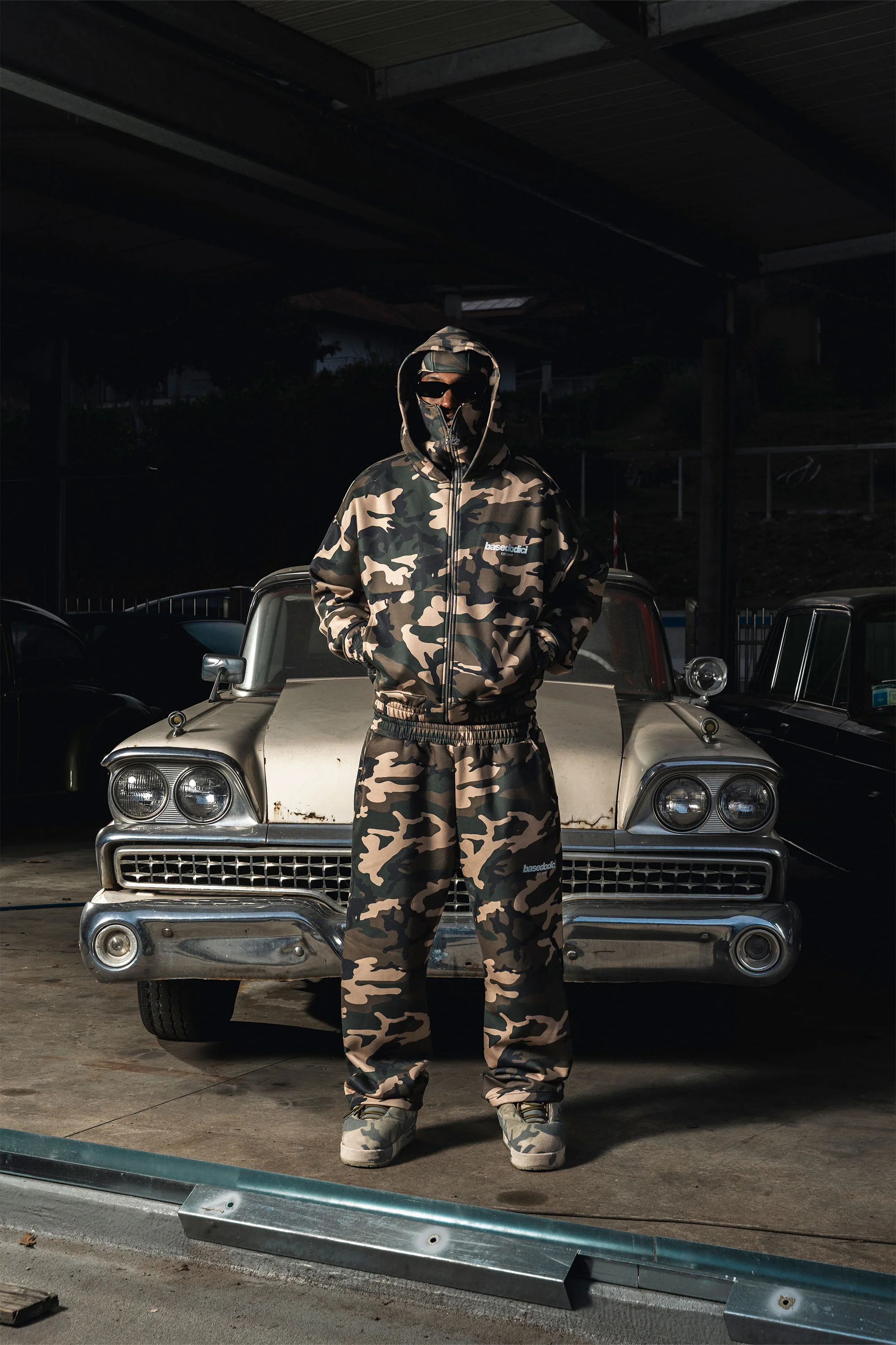 Fleece Pants "DETROIT" Camo Green - Image 7