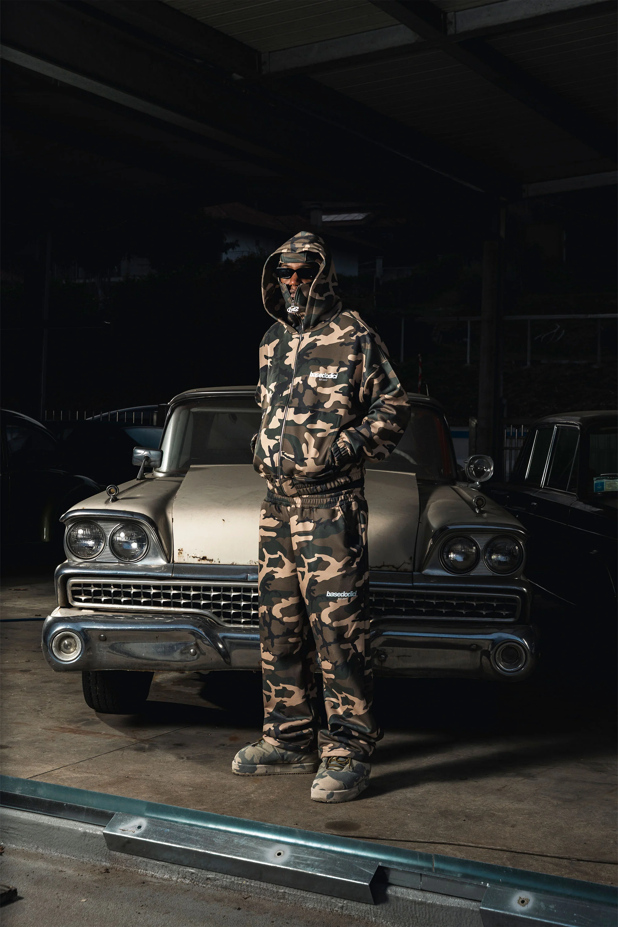 Fleece Pants "DETROIT" Camo Green - Image 8