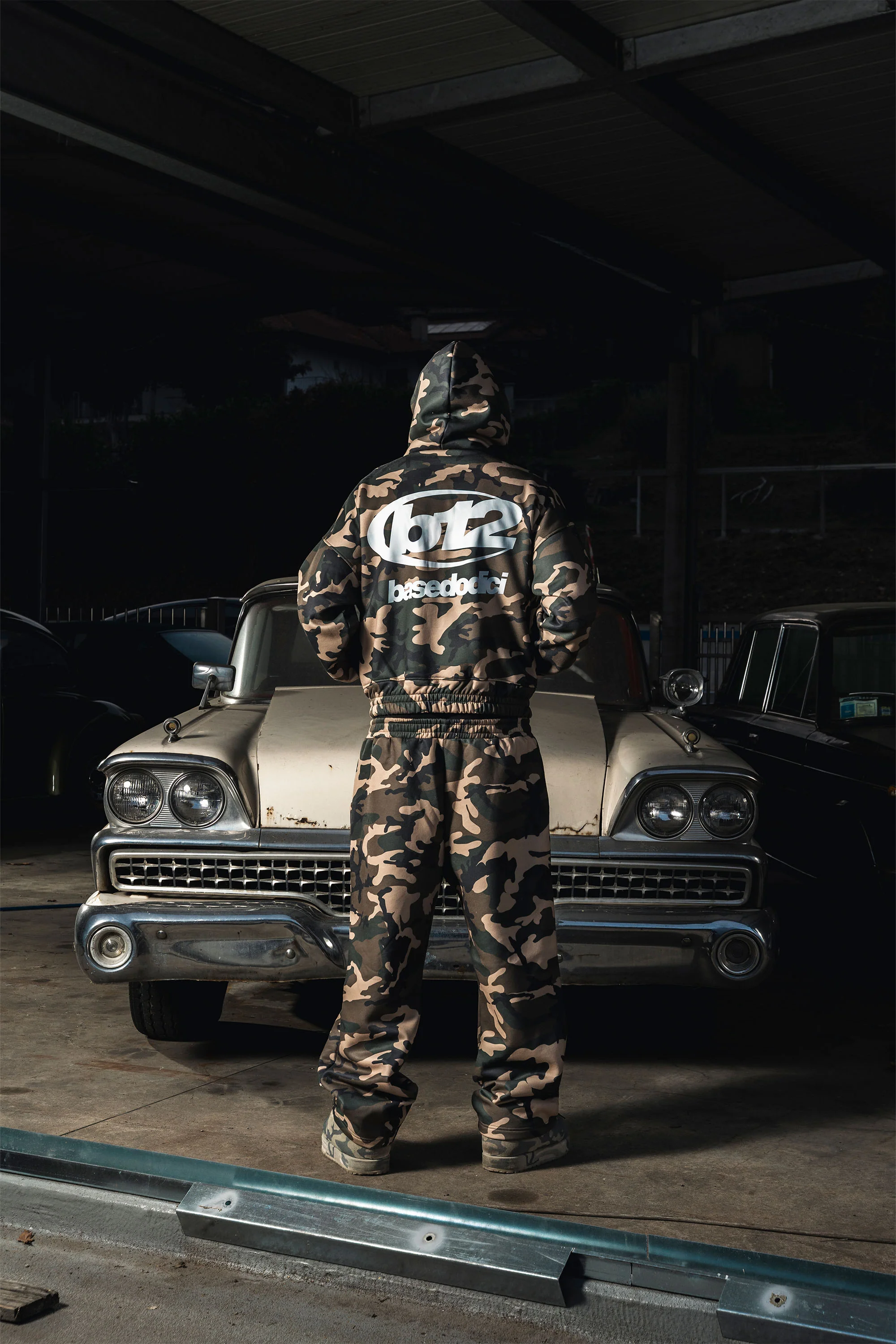 Fleece Pants "DETROIT" Camo Green - Image 9