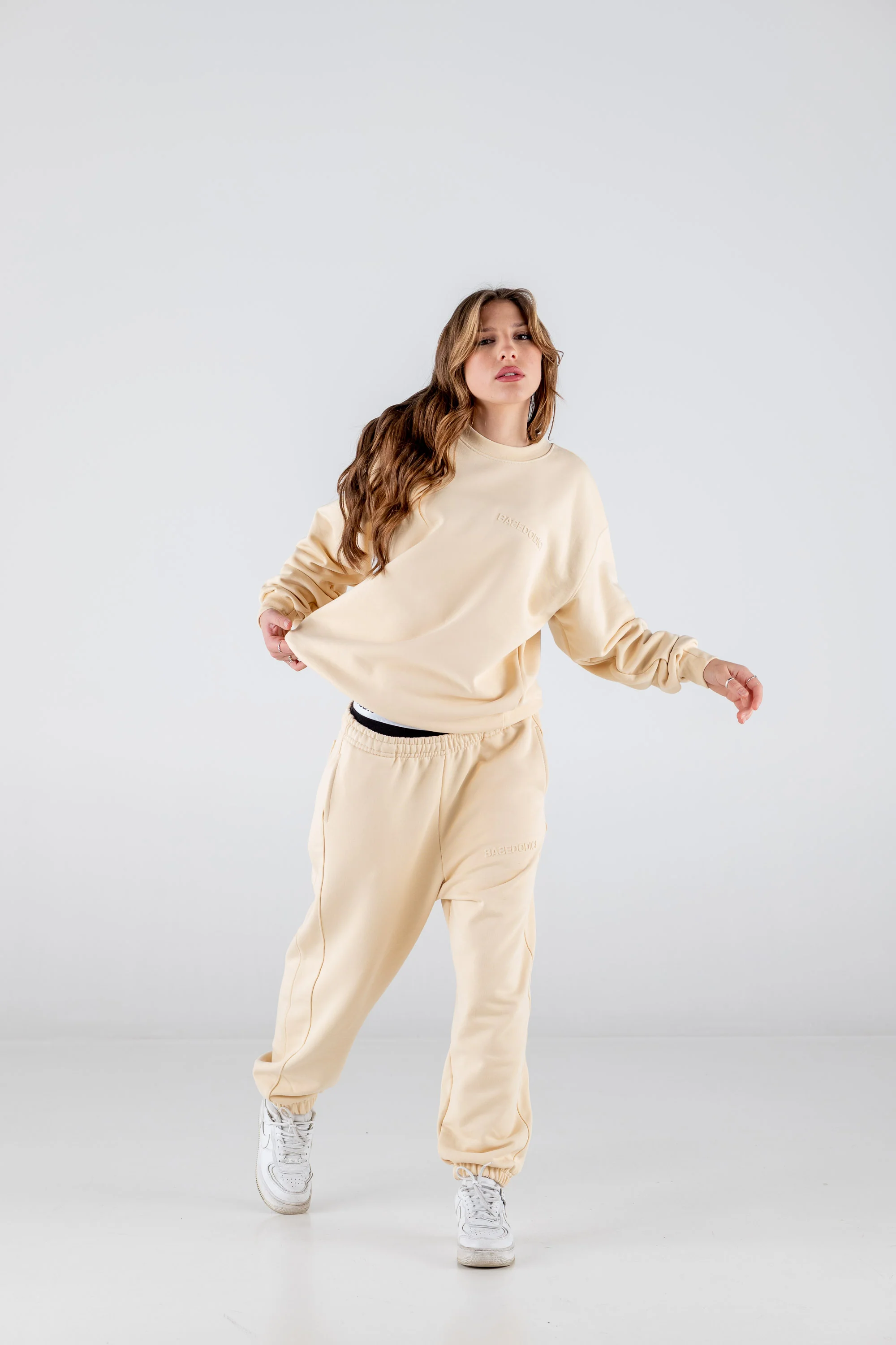 Fleece Pants "ULTRABASIC" Cream - Image 7