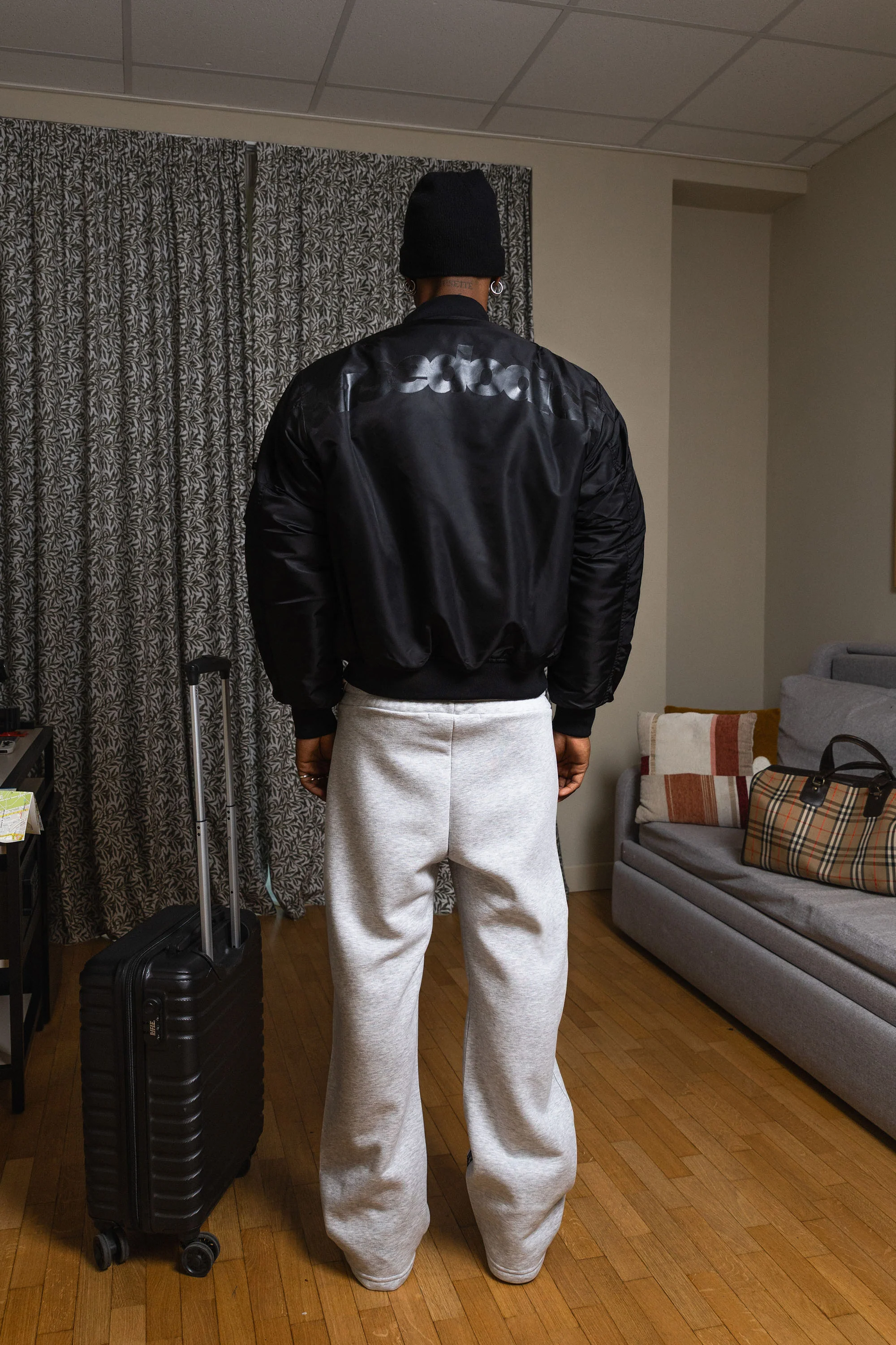 Fleece Pants "WORLD TOUR" Scarface AshGrey - Image 6