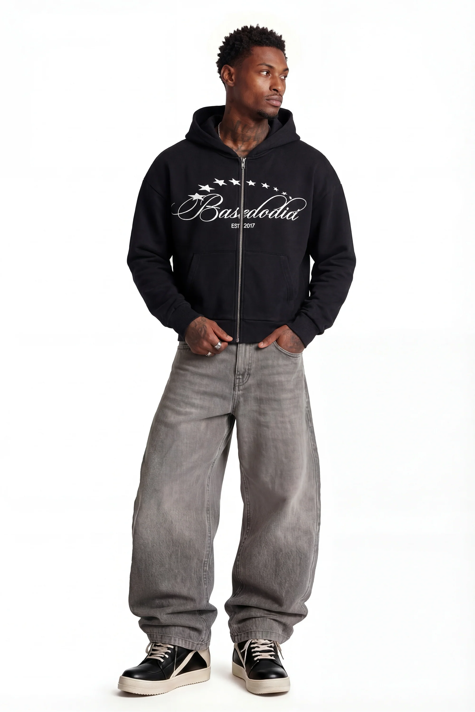 Full Zip "FOR DREAMERS" AfterParty Black - Image 6