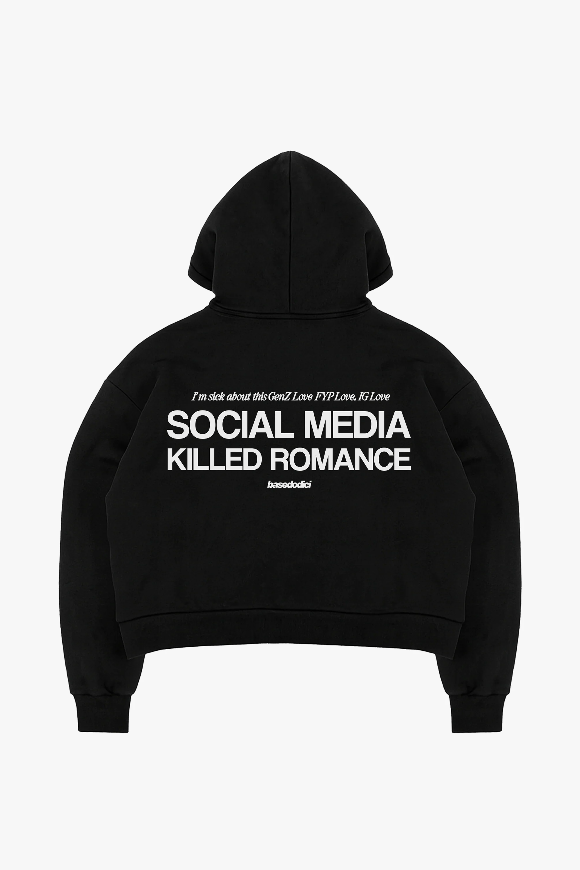Full Zip "KILLED ROMANCE" Black/White - Image 12