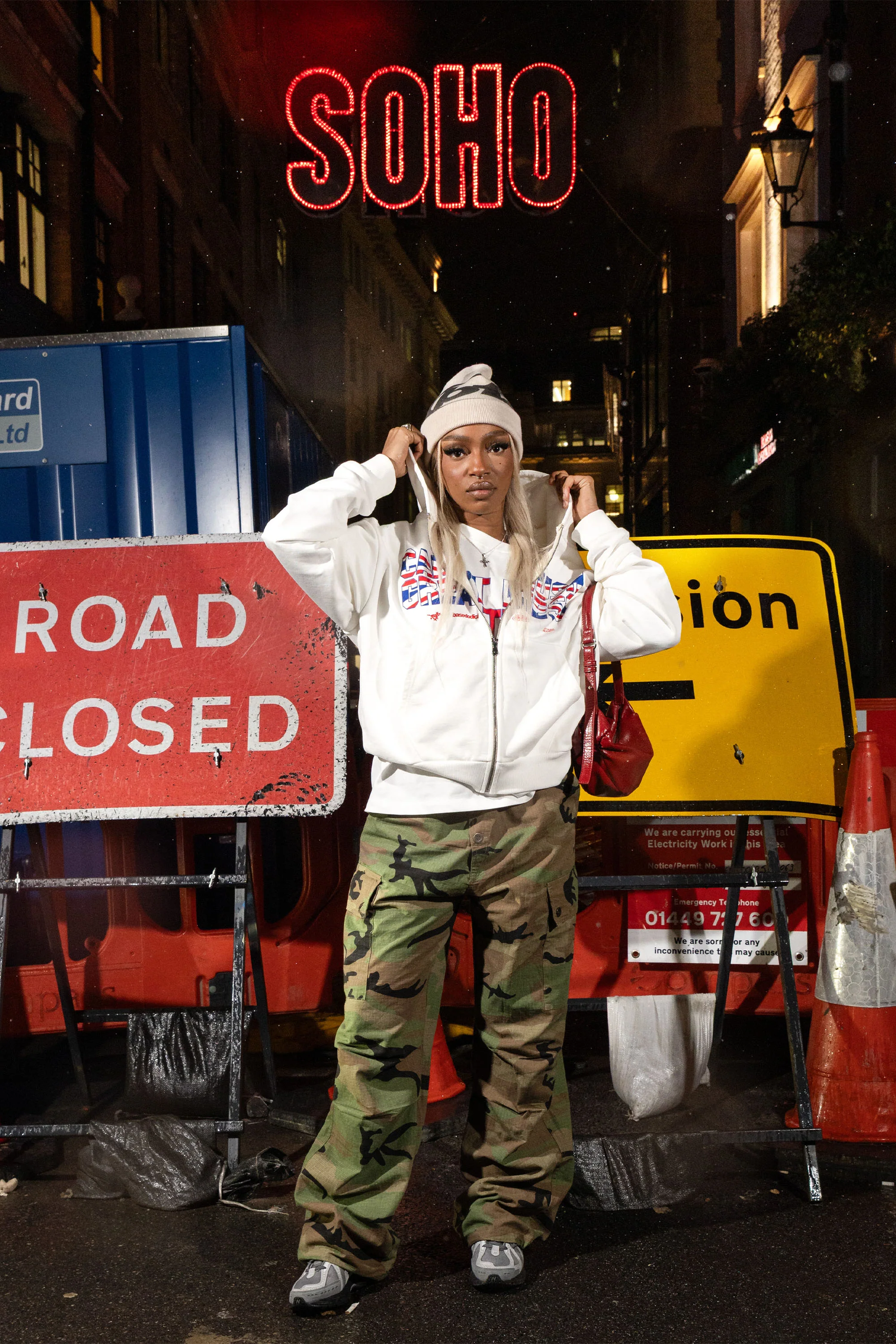 Full Zip "RUDEBOY LDN" CantRush Cream - Image 9