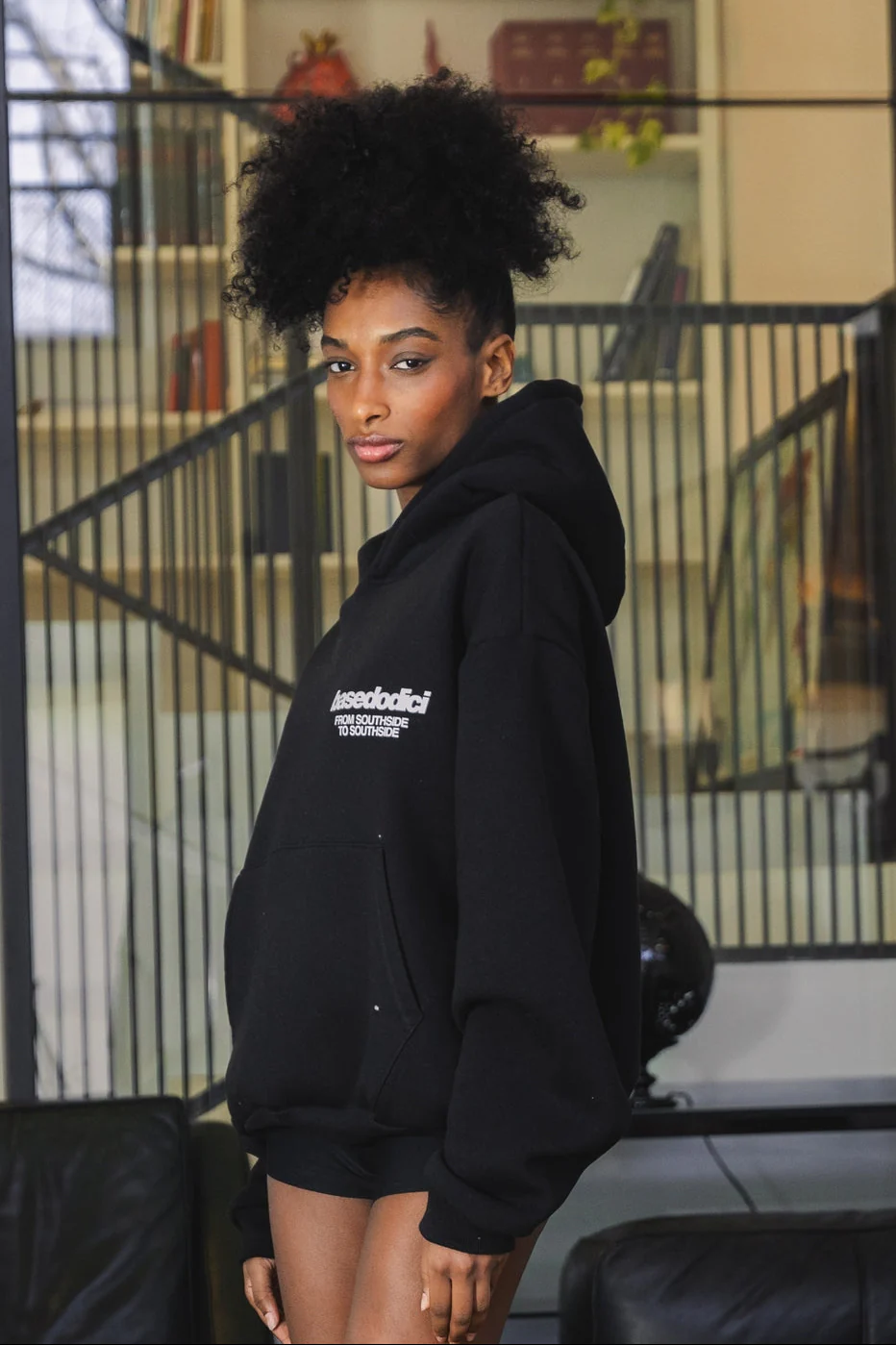 Hoodie "AMMO" CHI'T'SAP Black/AnimalierLeopard - Image 7