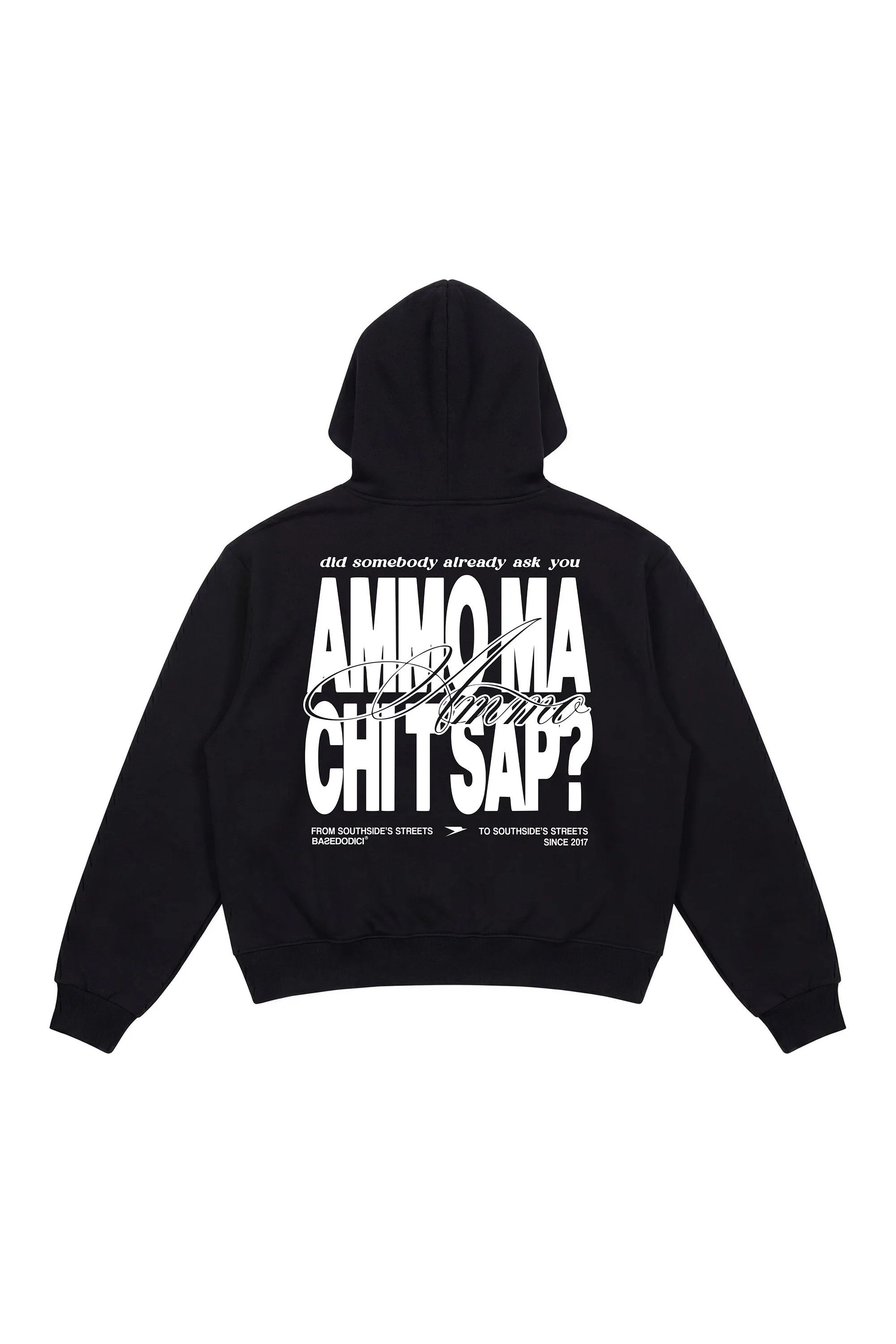 Hoodie "AMMO" CHI'T'SAP Black/BasicScript