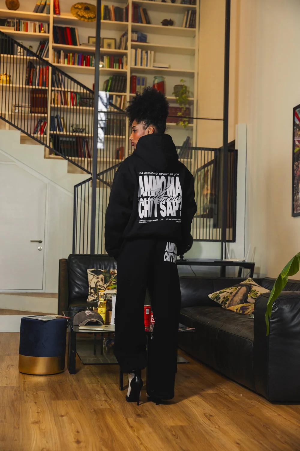 Hoodie "AMMO" CHI'T'SAP Black/BasicScript - Image 10