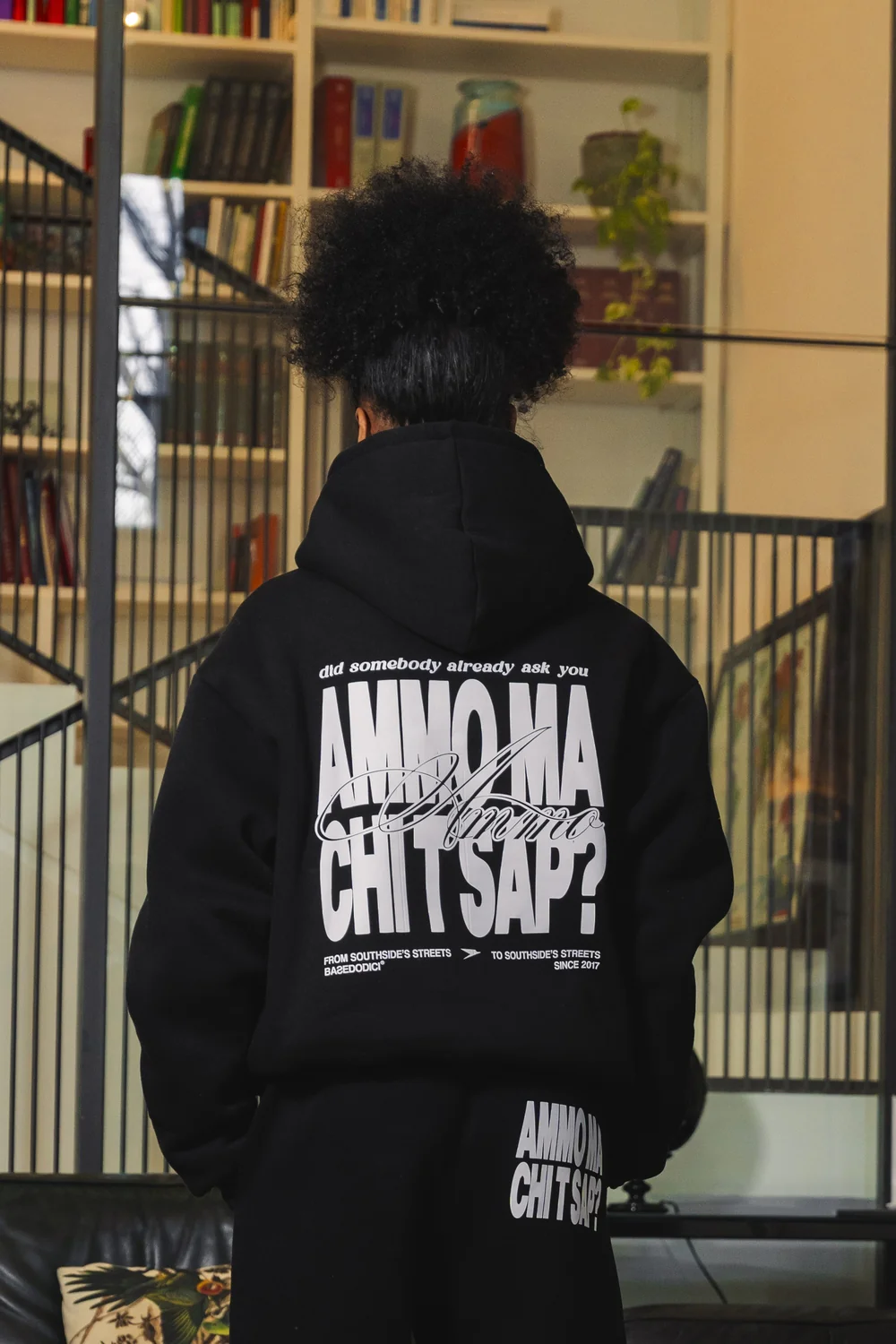 Hoodie "AMMO" CHI'T'SAP Black/BasicScript - Image 2