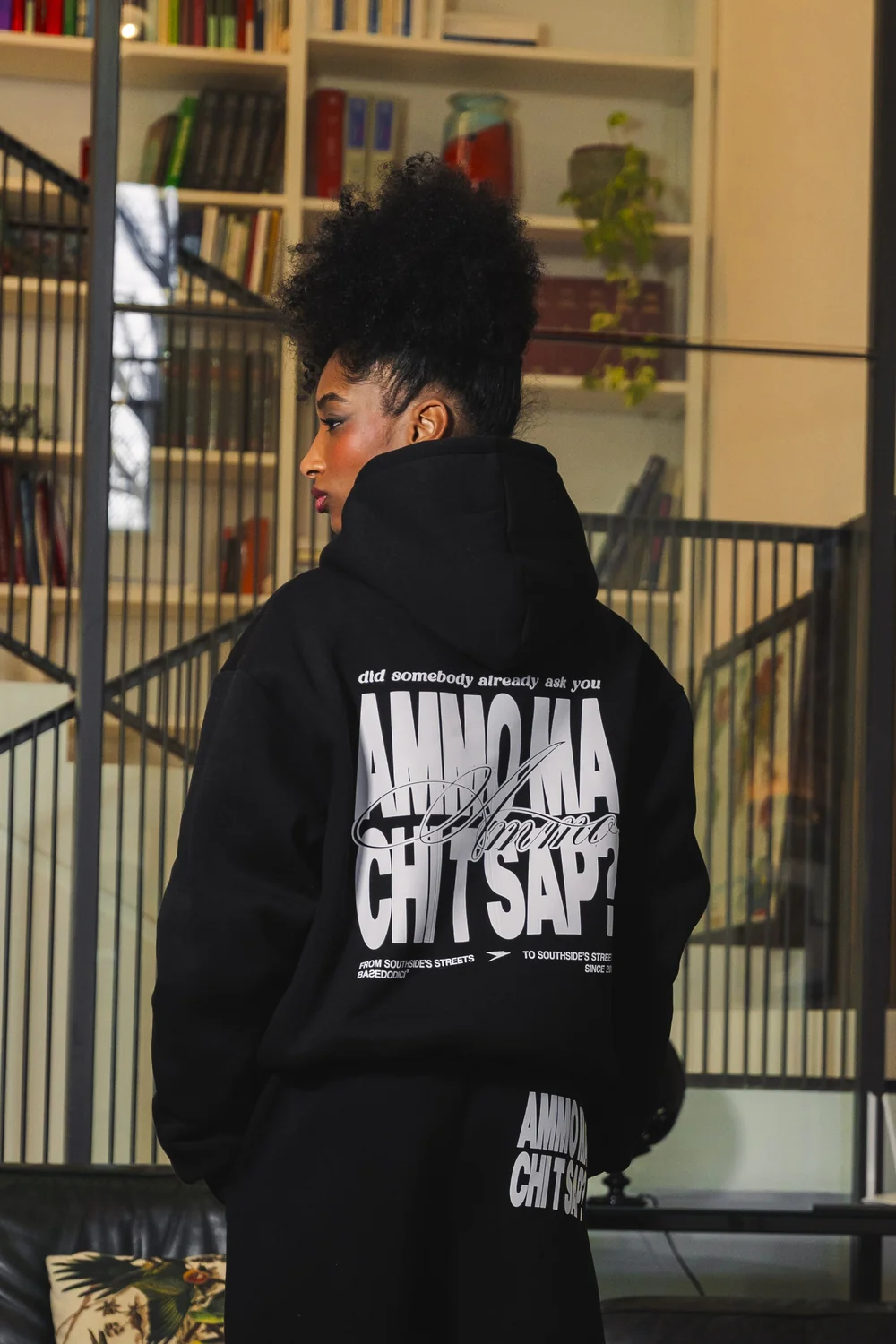 Hoodie "AMMO" CHI'T'SAP Black/BasicScript - Image 8
