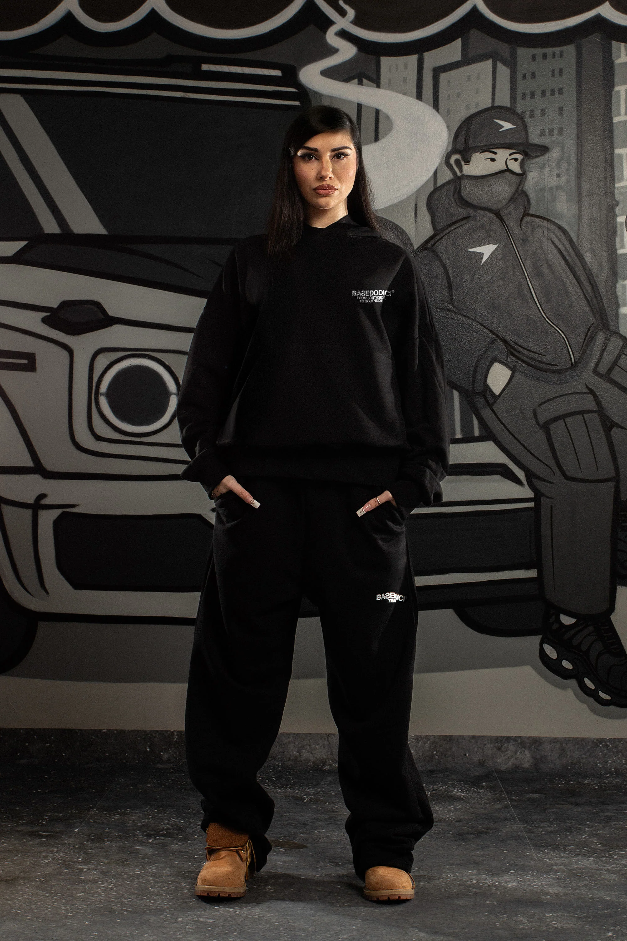 Hoodie "AMMO" CHI'T'SAP Black/Chrome - Image 11