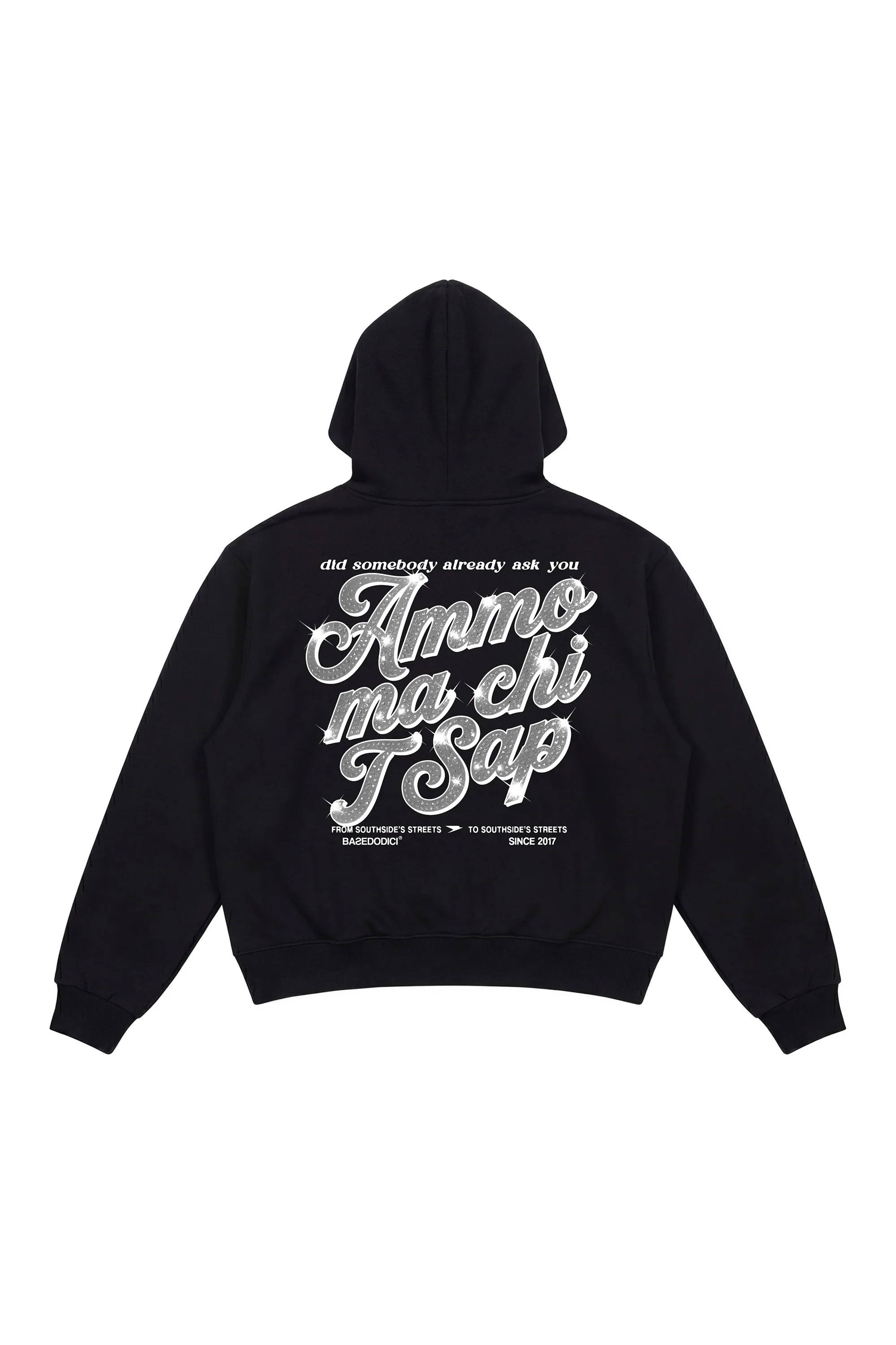 Hoodie "AMMO" CHI'T'SAP Black/GlitterItalic - Image 2