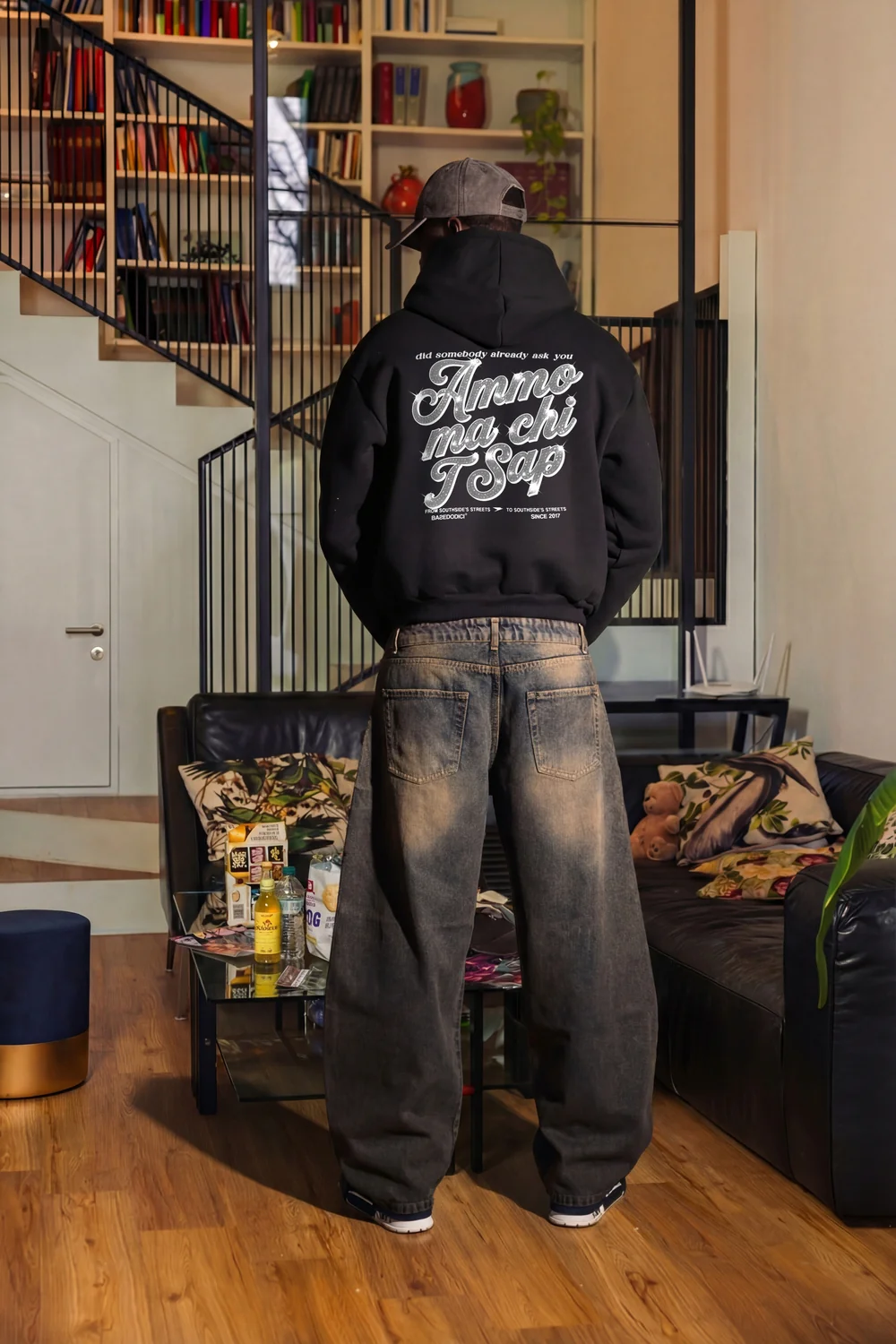 Hoodie "AMMO" CHI'T'SAP Black/GlitterItalic - Image 8