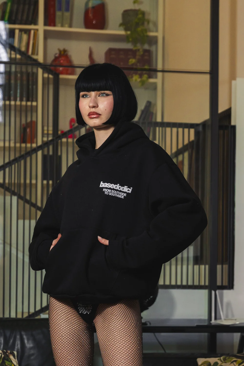 Hoodie "AMMO" CHI'T'SAP Black/GlitterItalic - Image 9