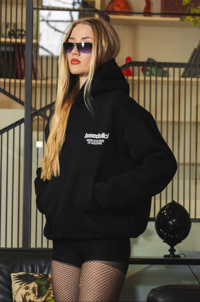 Hoodie "AMMO" CHI'T'SAP Black/GlitterPinkItalic - Image 7