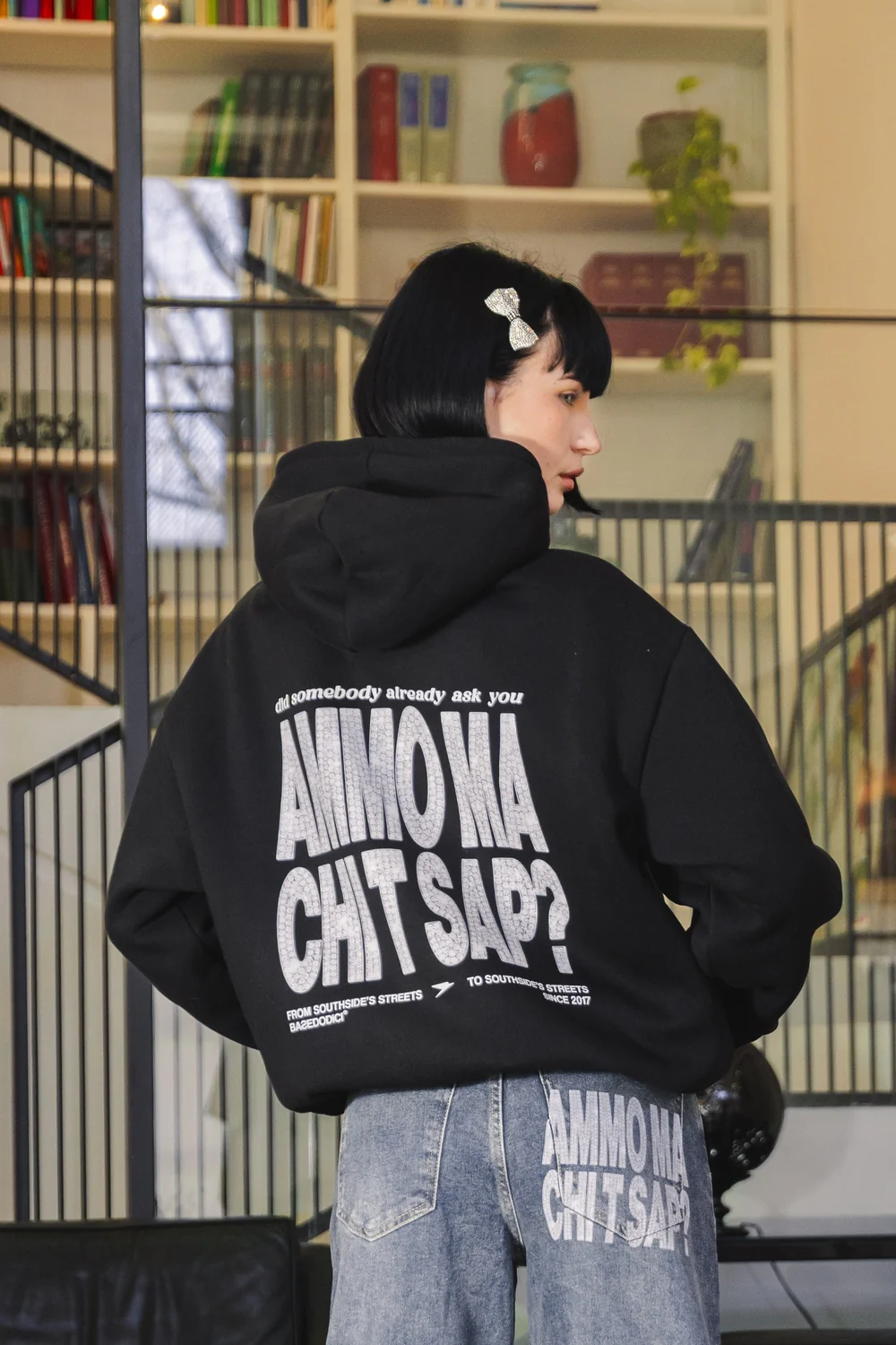 Hoodie "AMMO" CHI'T'SAP Black/Grillz - Image 2