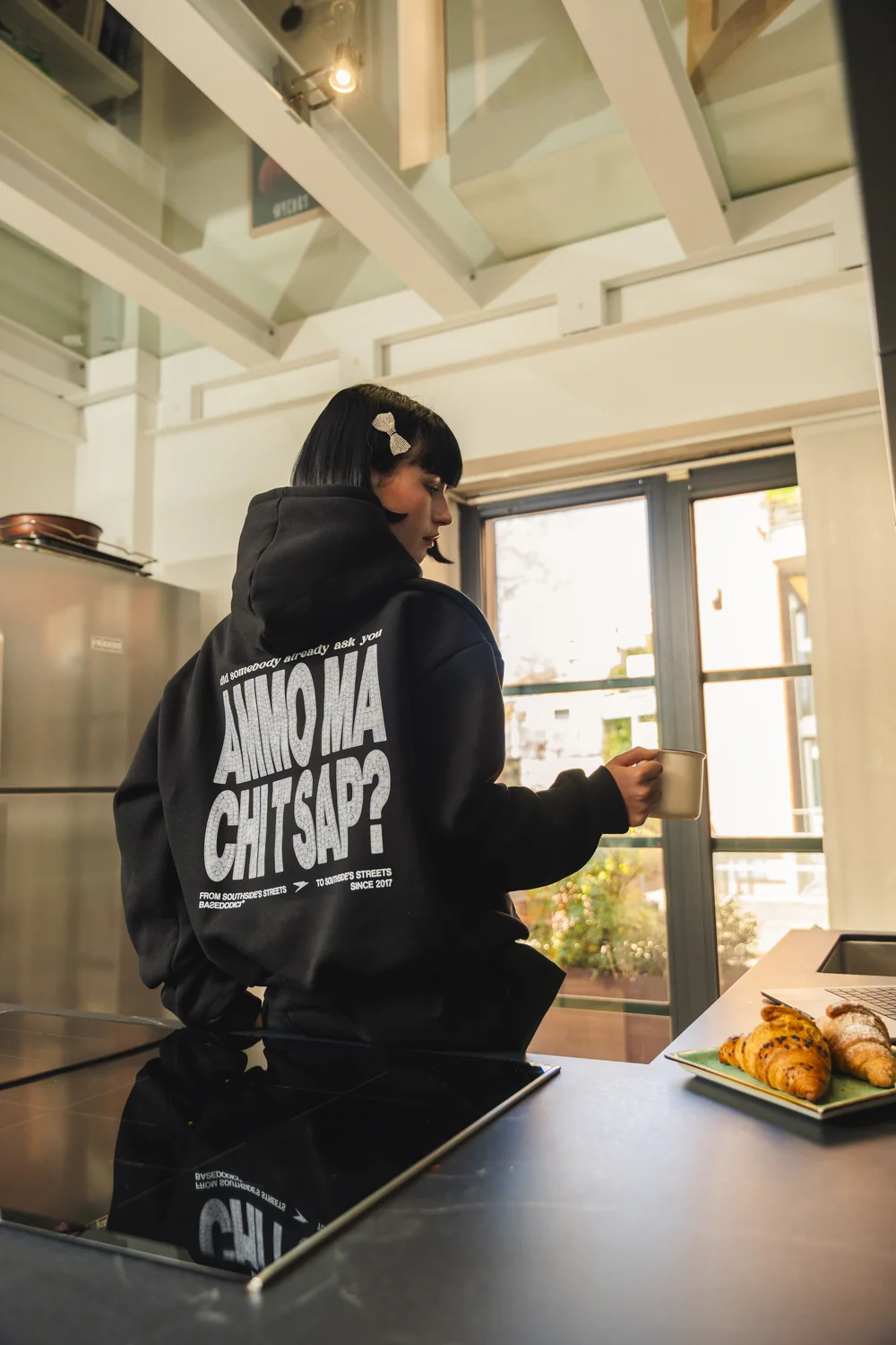 Hoodie "AMMO" CHI'T'SAP Black/Grillz - Image 4
