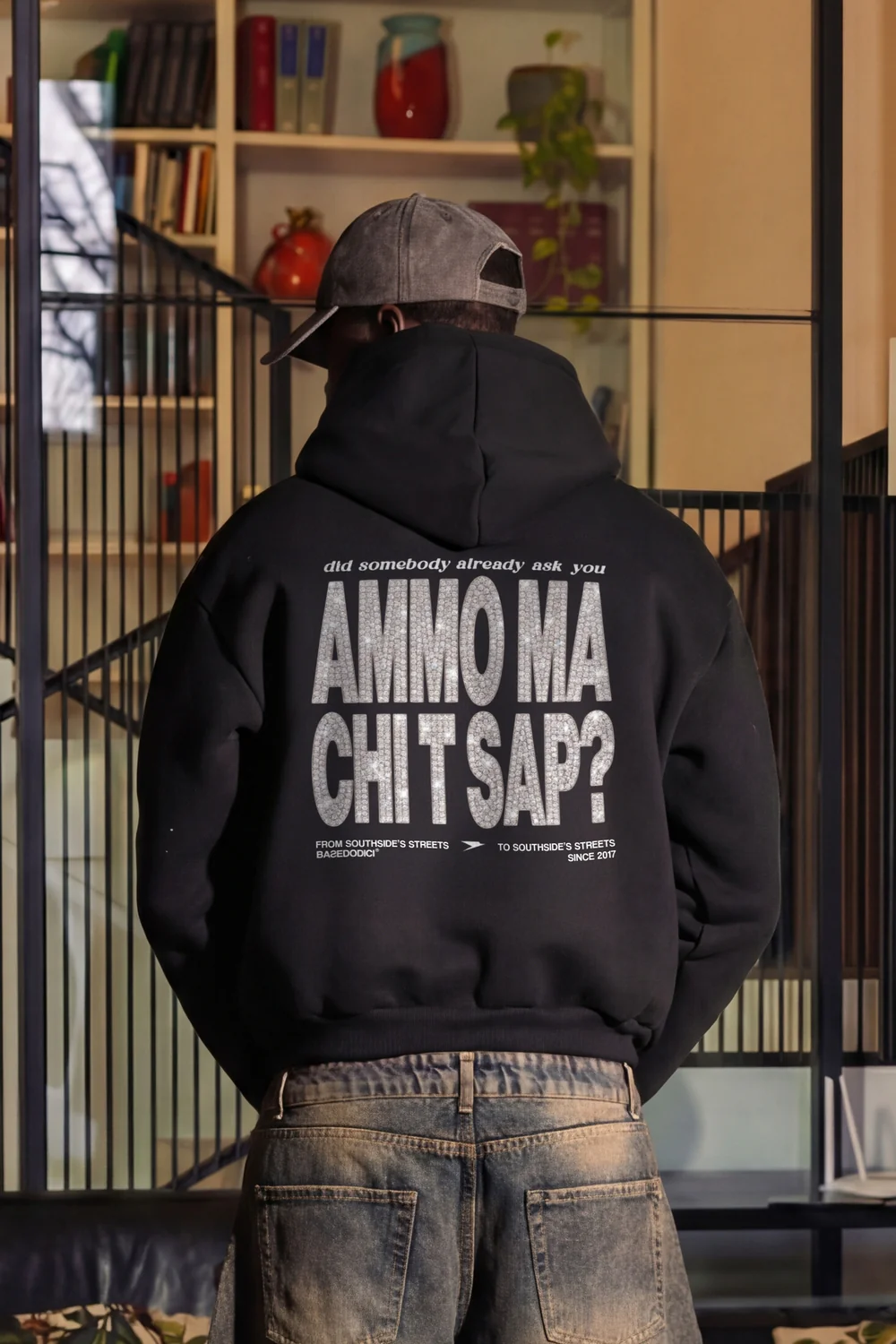 Hoodie "AMMO" CHI'T'SAP Black/Grillz - Image 5