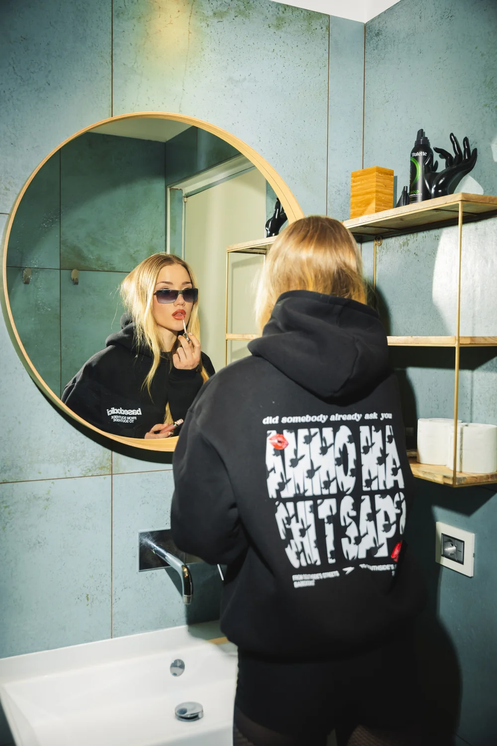 Hoodie "AMMO" CHI'T'SAP Black/PLBY - Image 4