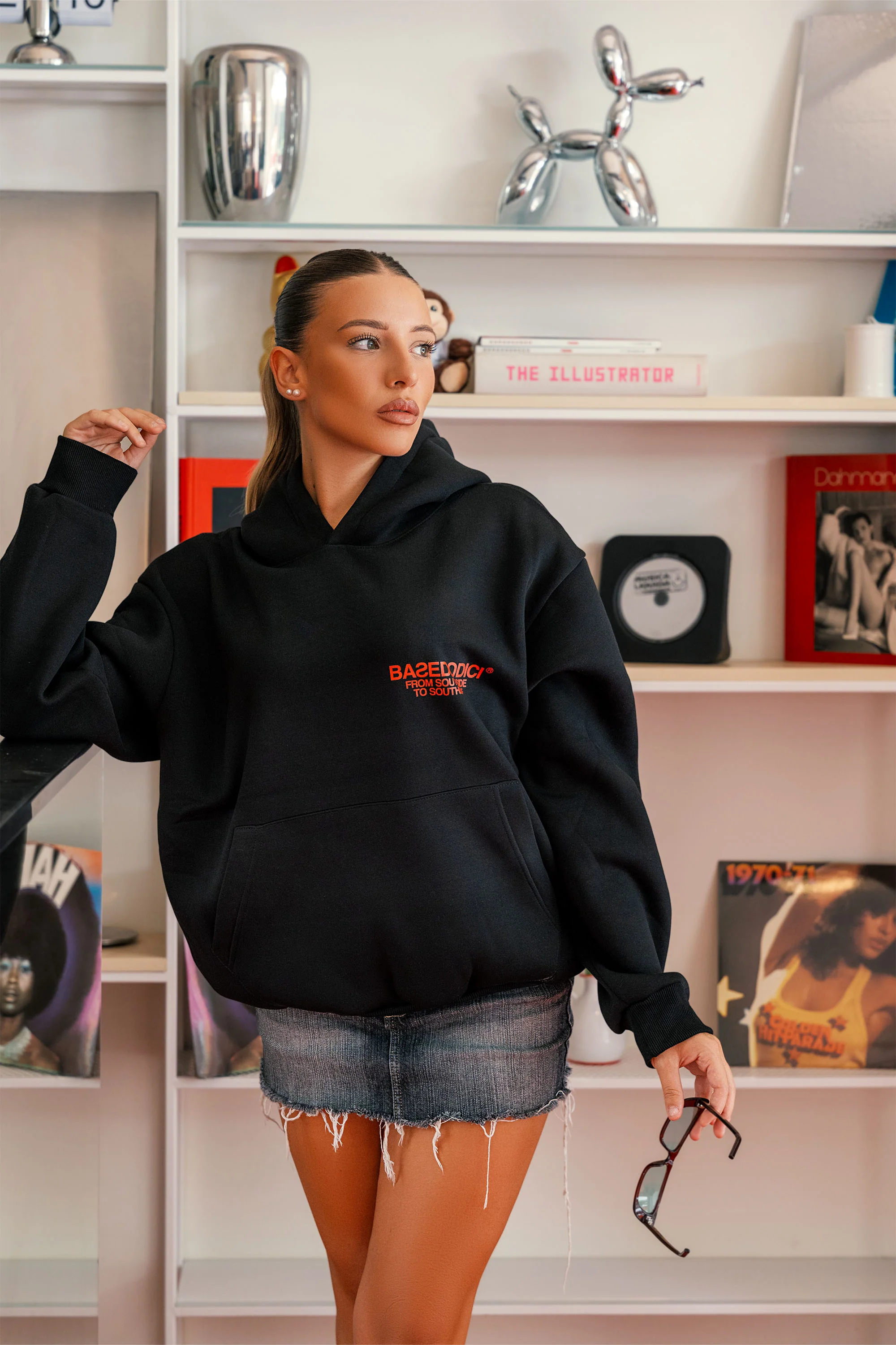 Hoodie "AMMO" CHI'T'SAP Black/Red - Image 4
