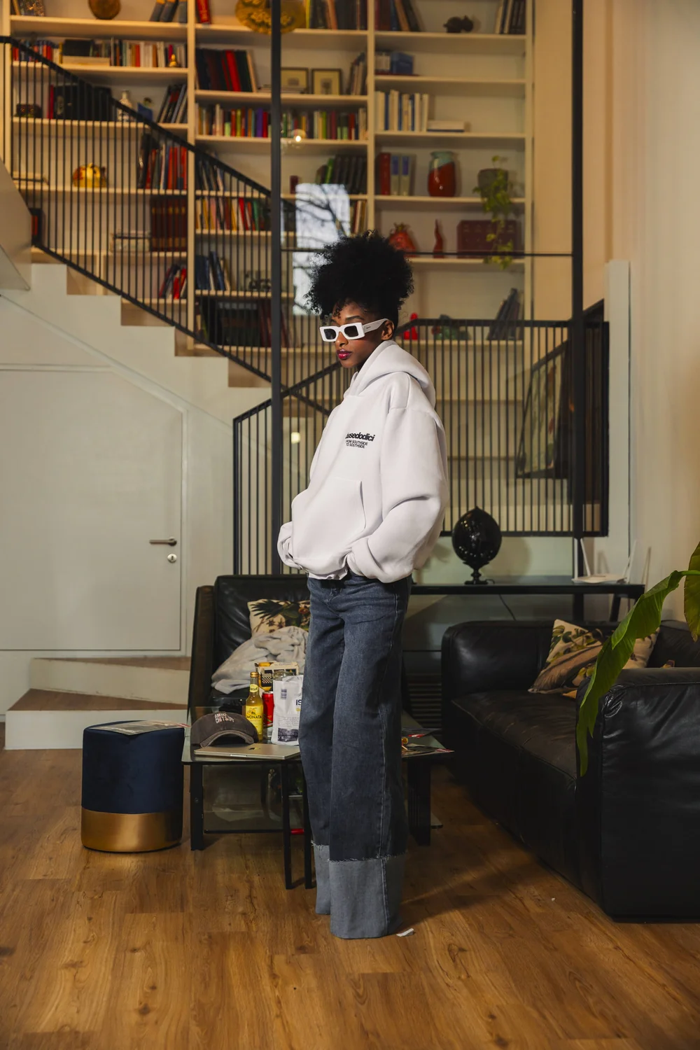 Hoodie "AMMO" CHI'T'SAP White/AnimalierPurple - Image 7