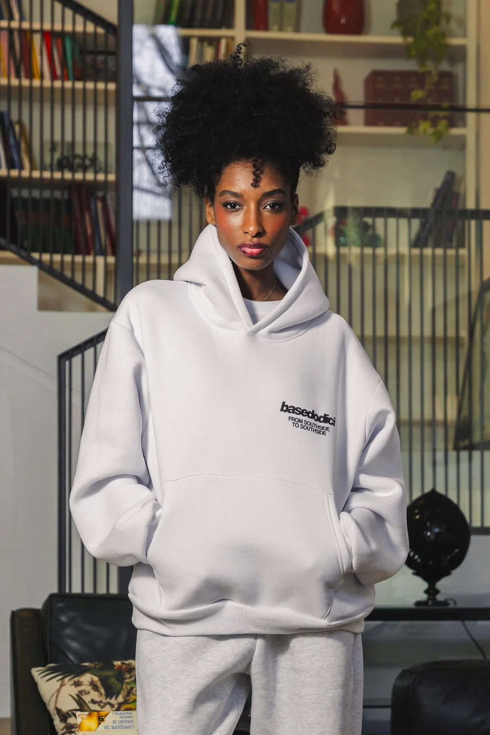Hoodie "AMMO" CHI'T'SAP White/AnimalierRed - Image 3
