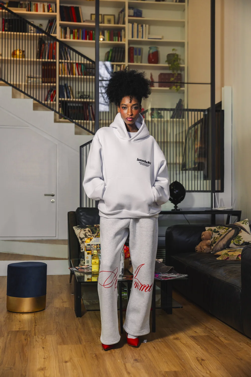 Hoodie "AMMO" CHI'T'SAP White/AnimalierRed - Image 6