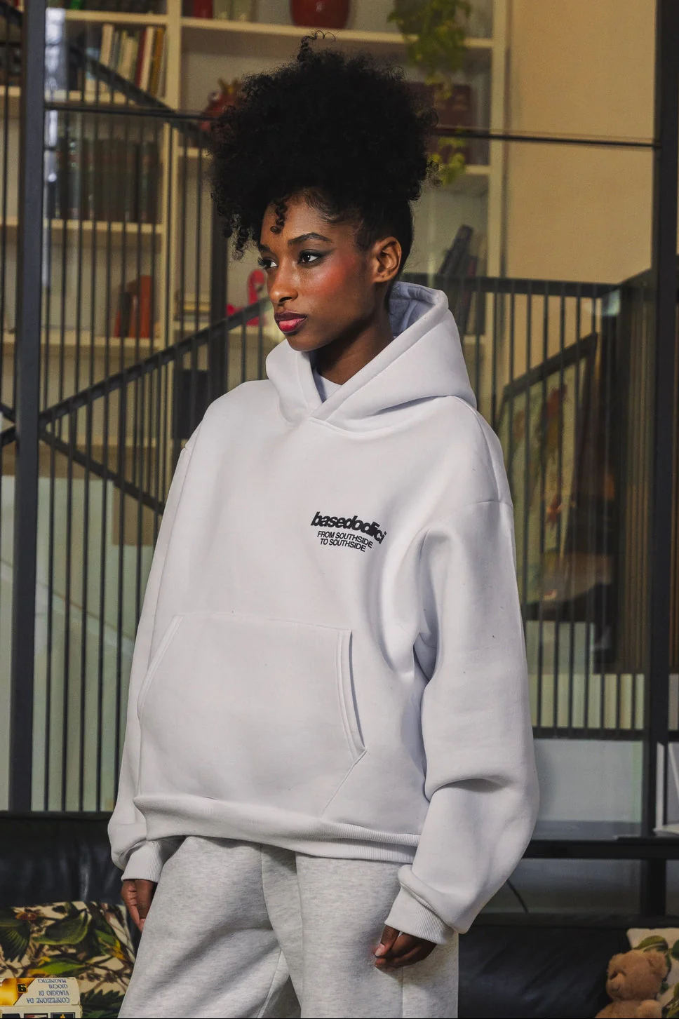 Hoodie "AMMO" CHI'T'SAP White/AnimalierRed - Image 7