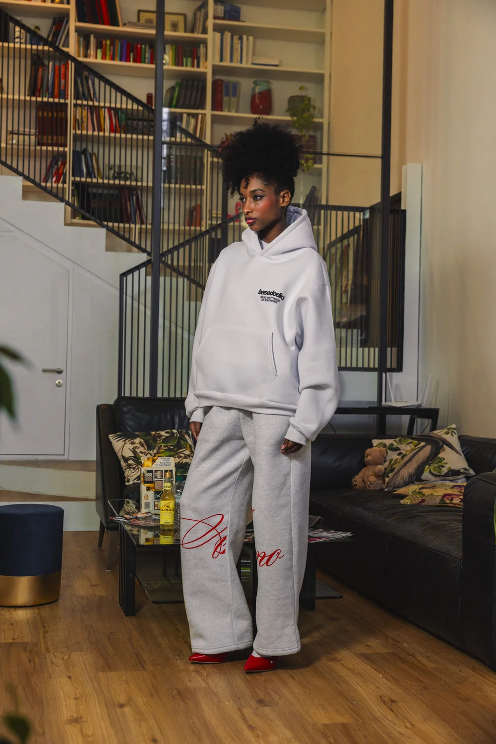 Hoodie "AMMO" CHI'T'SAP White/AnimalierRed - Image 8