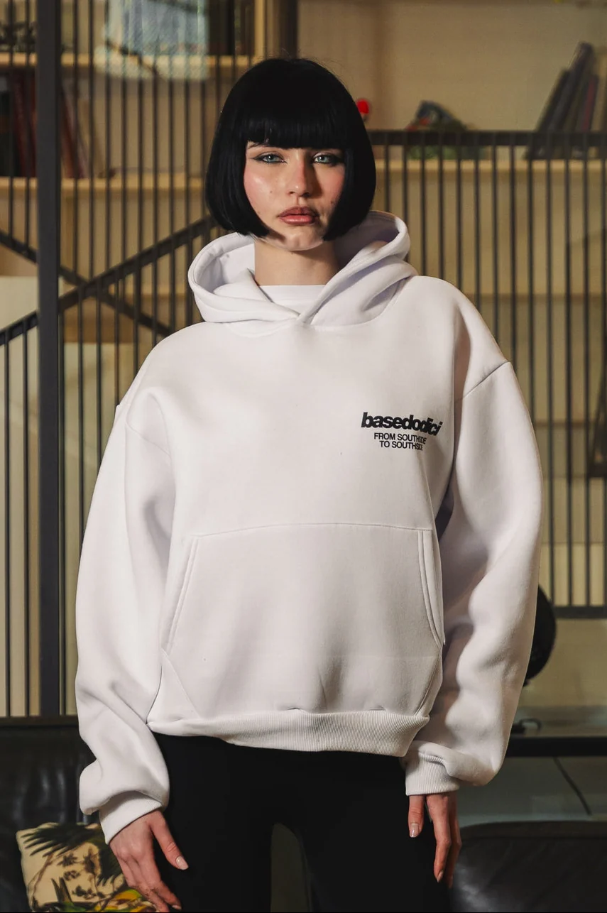 Hoodie "AMMO" CHI'T'SAP White/FurryPink - Image 3
