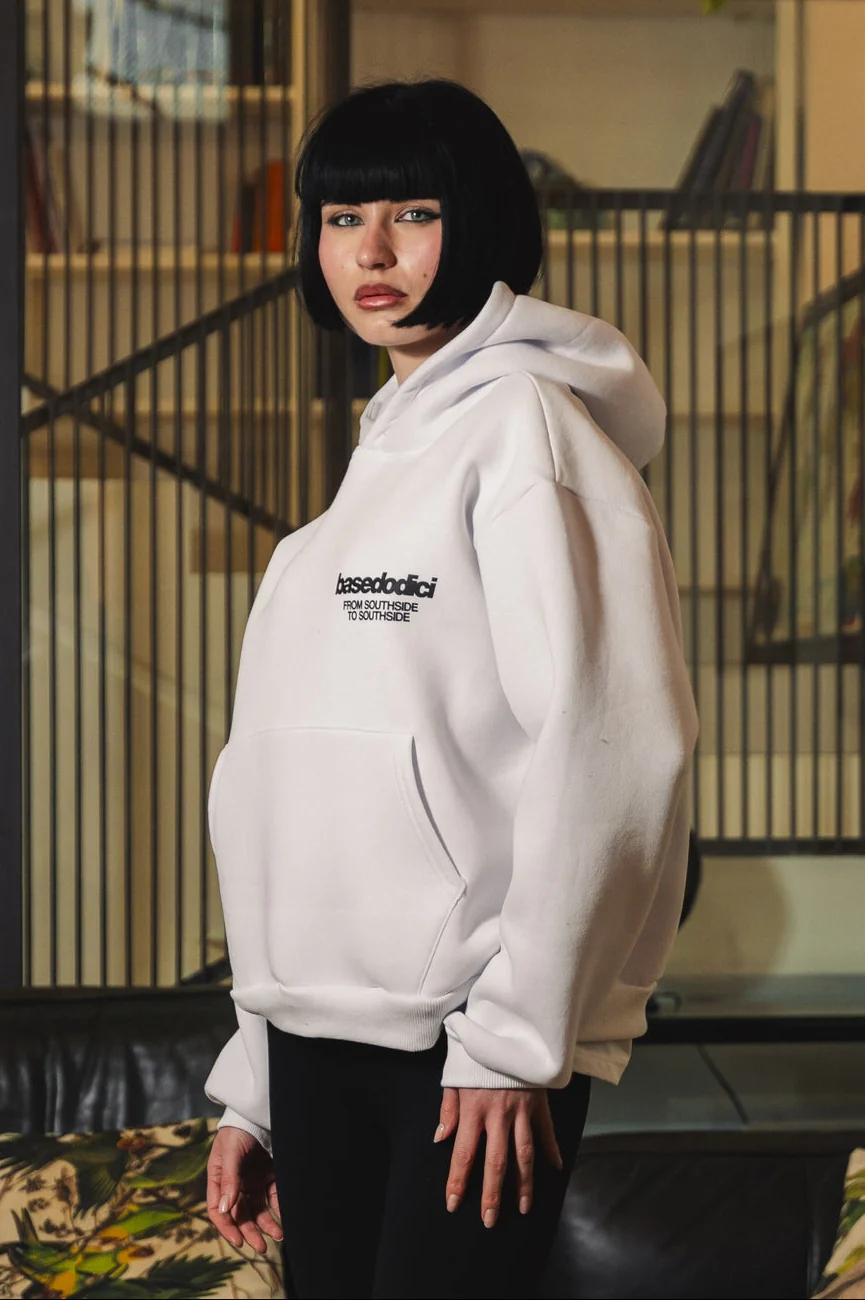 Hoodie "AMMO" CHI'T'SAP White/FurryPink - Image 6