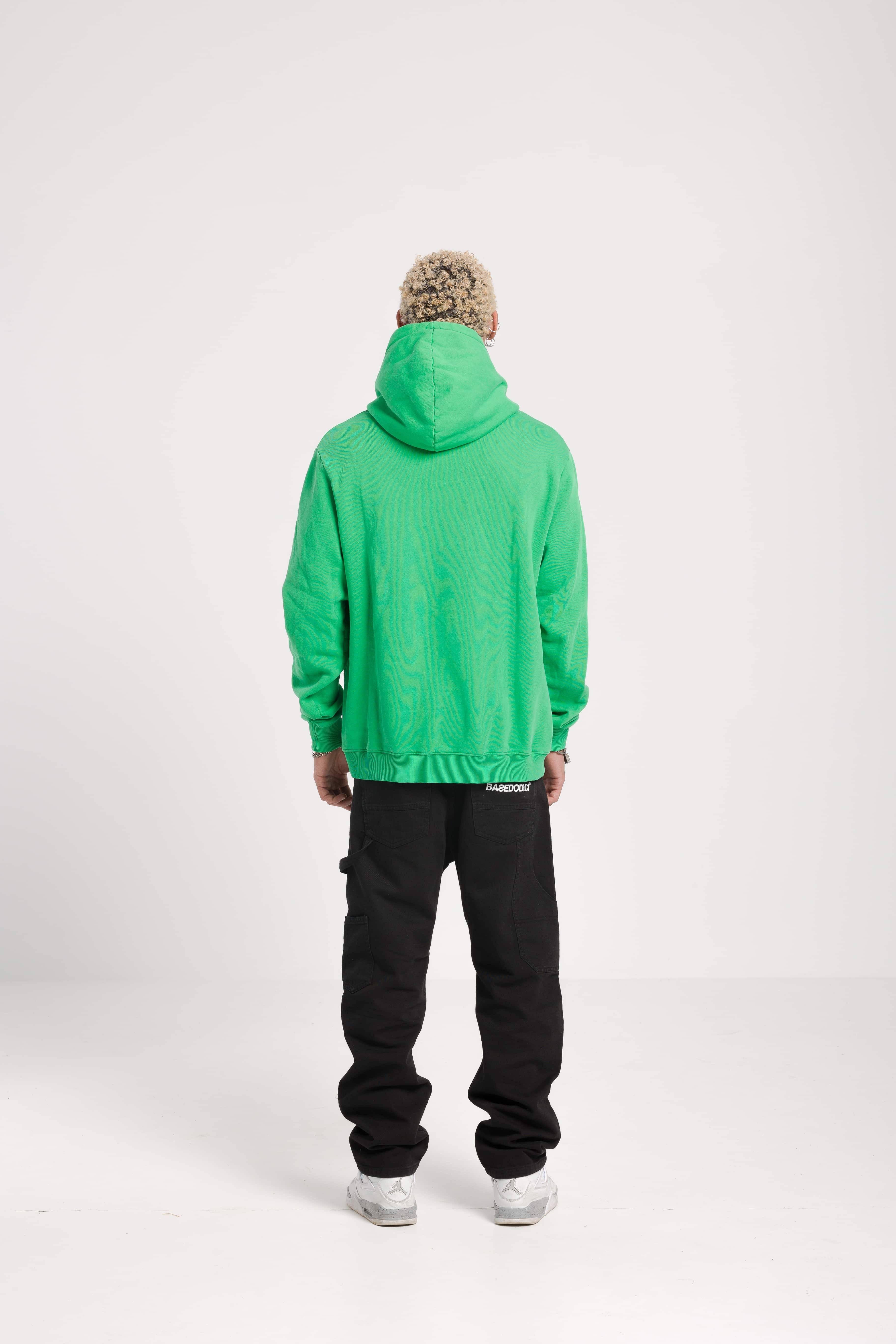 Hoodie “BADINFLUENCE” Easy Green - Image 9