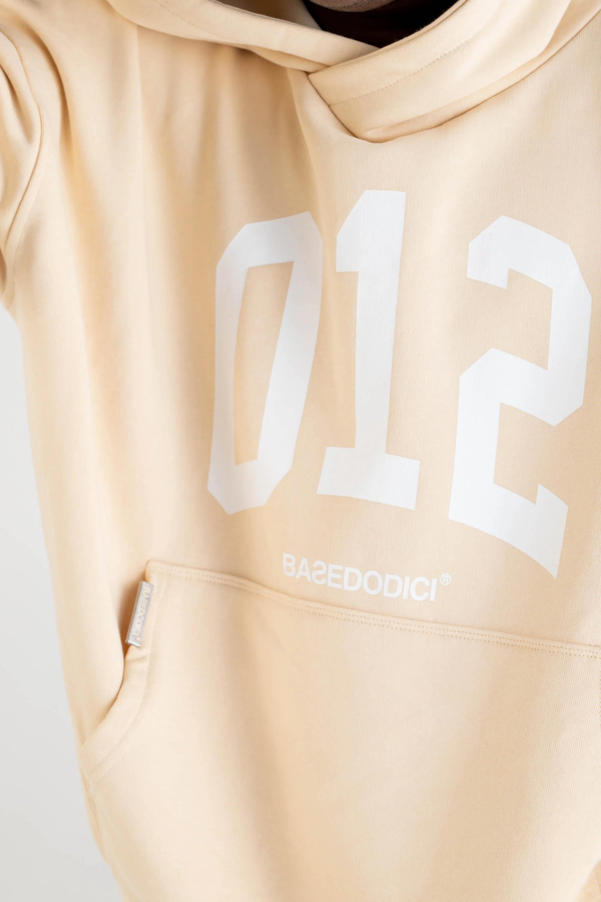 Hoodie Boxy “DYSTOPIA” 012 Cream - Image 11