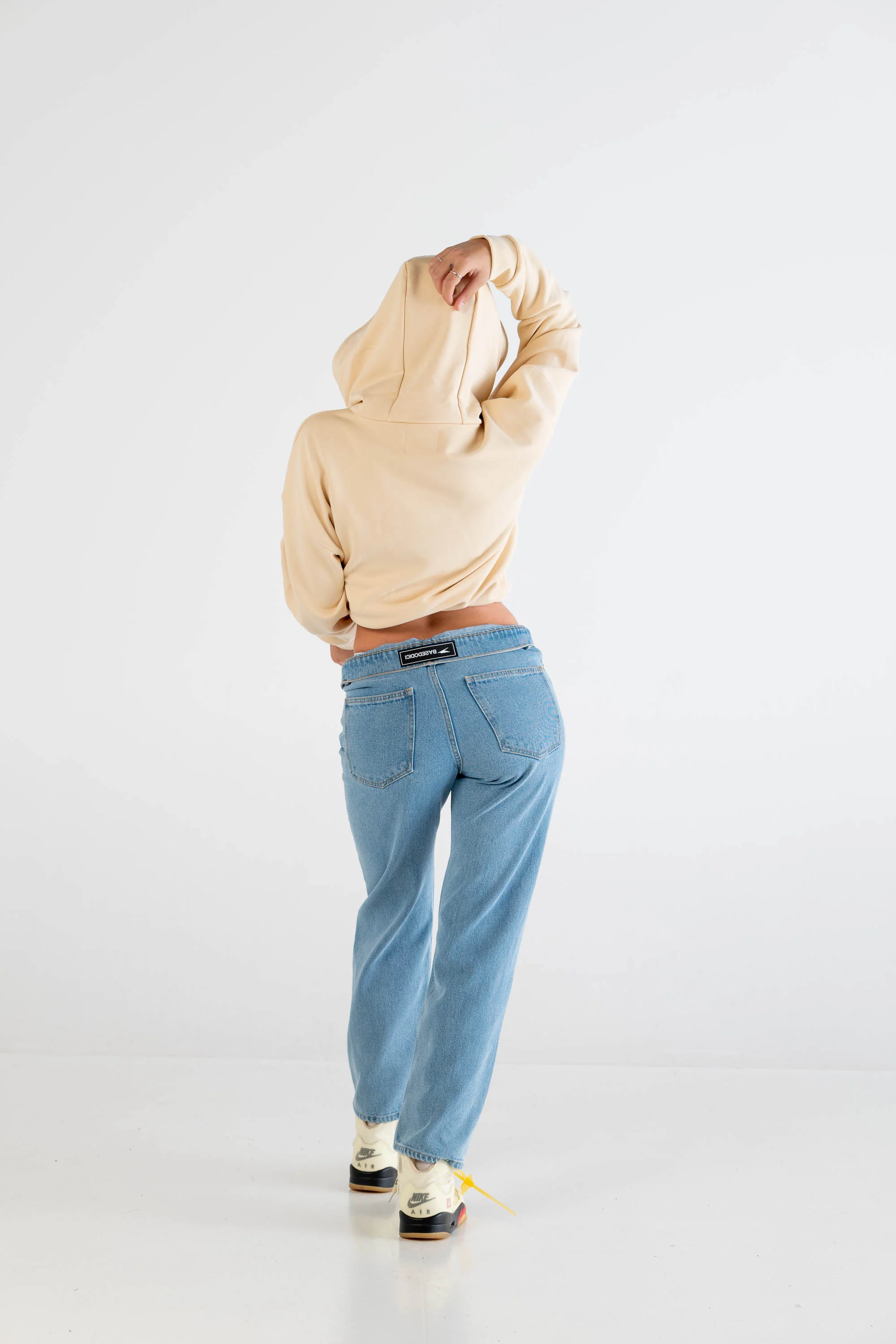 Hoodie Boxy “DYSTOPIA” 012 Cream - Image 8
