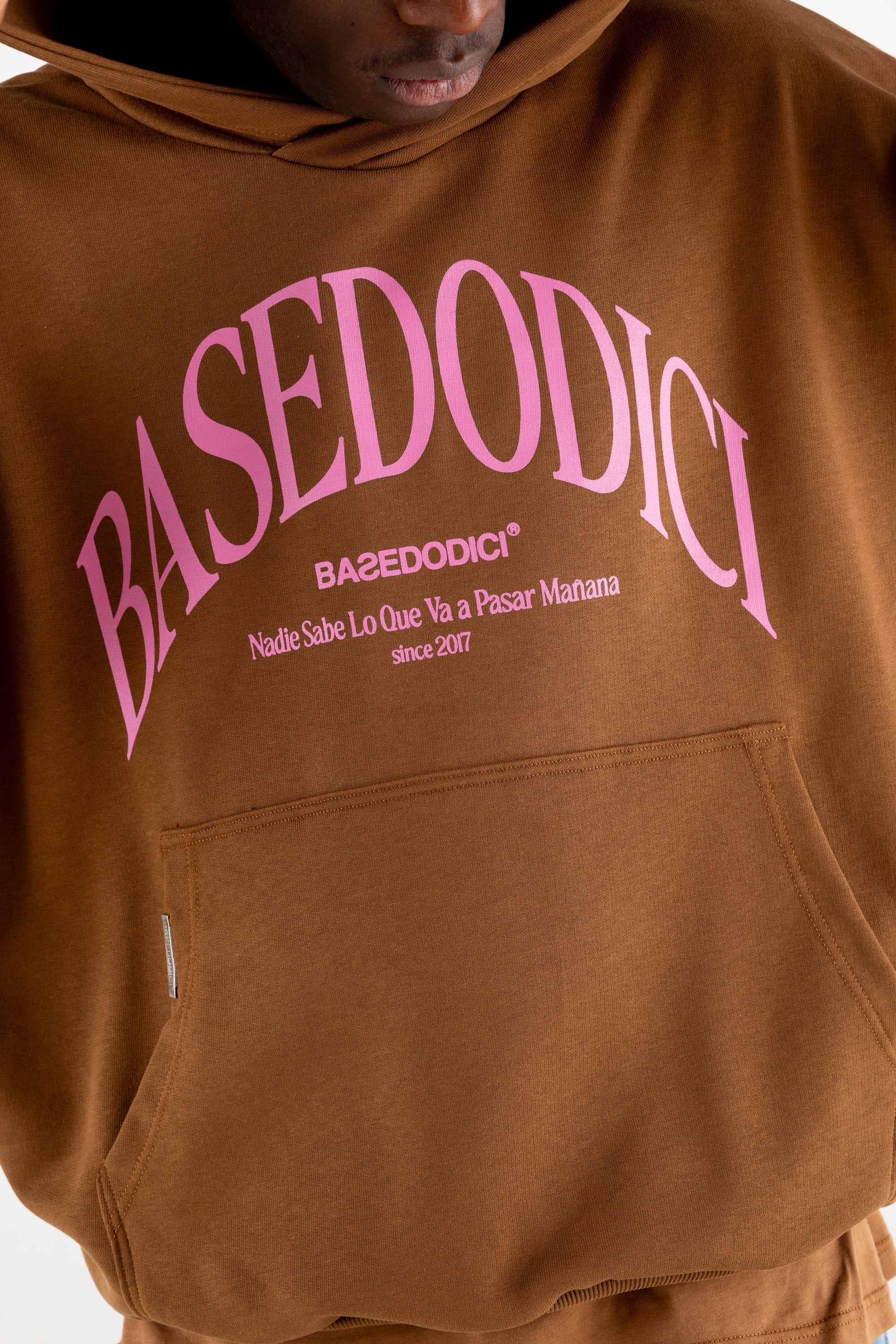 Hoodie Boxy “RESORT” Dove Brown - Image 15