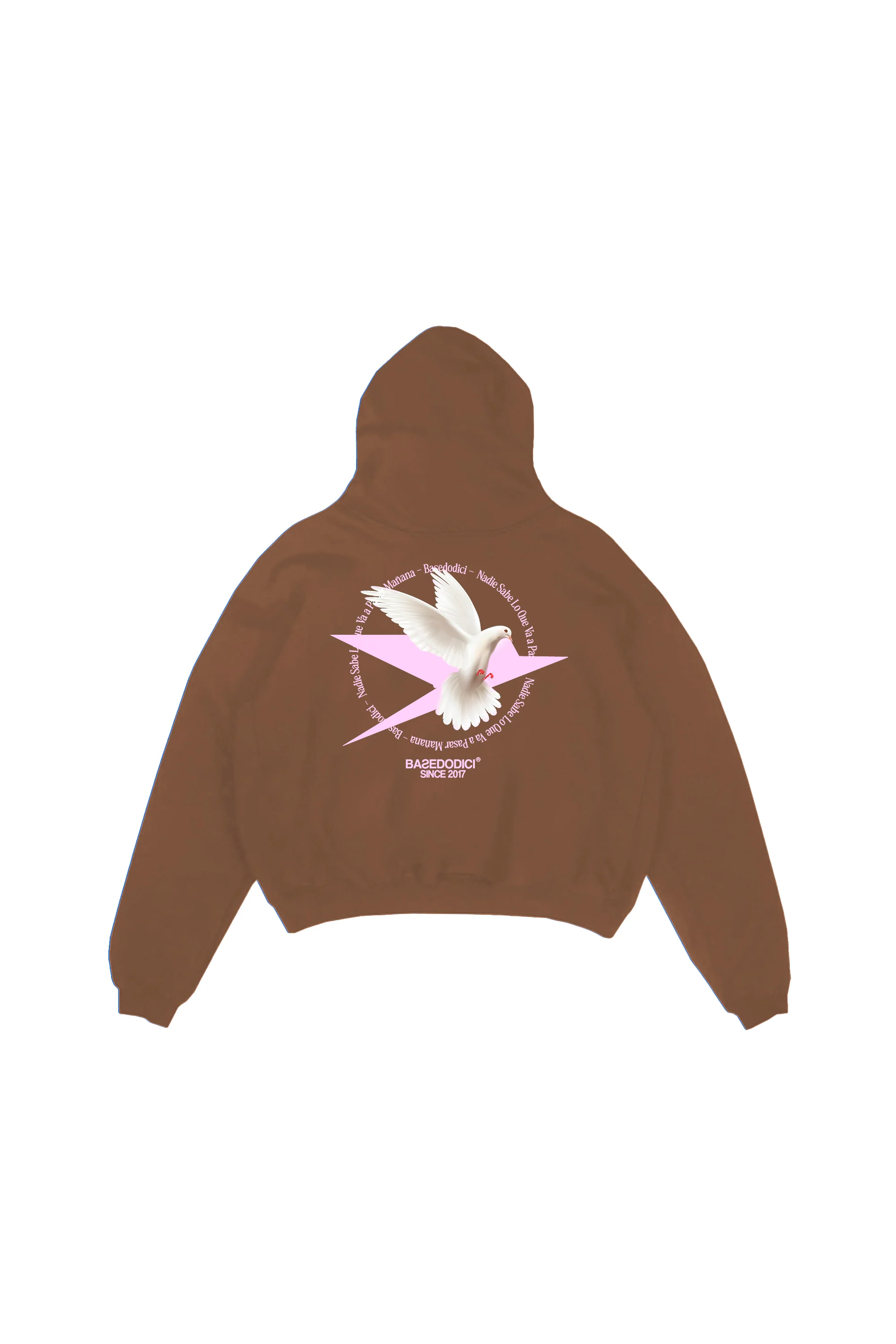 Hoodie Boxy “RESORT” Dove Brown - Image 3