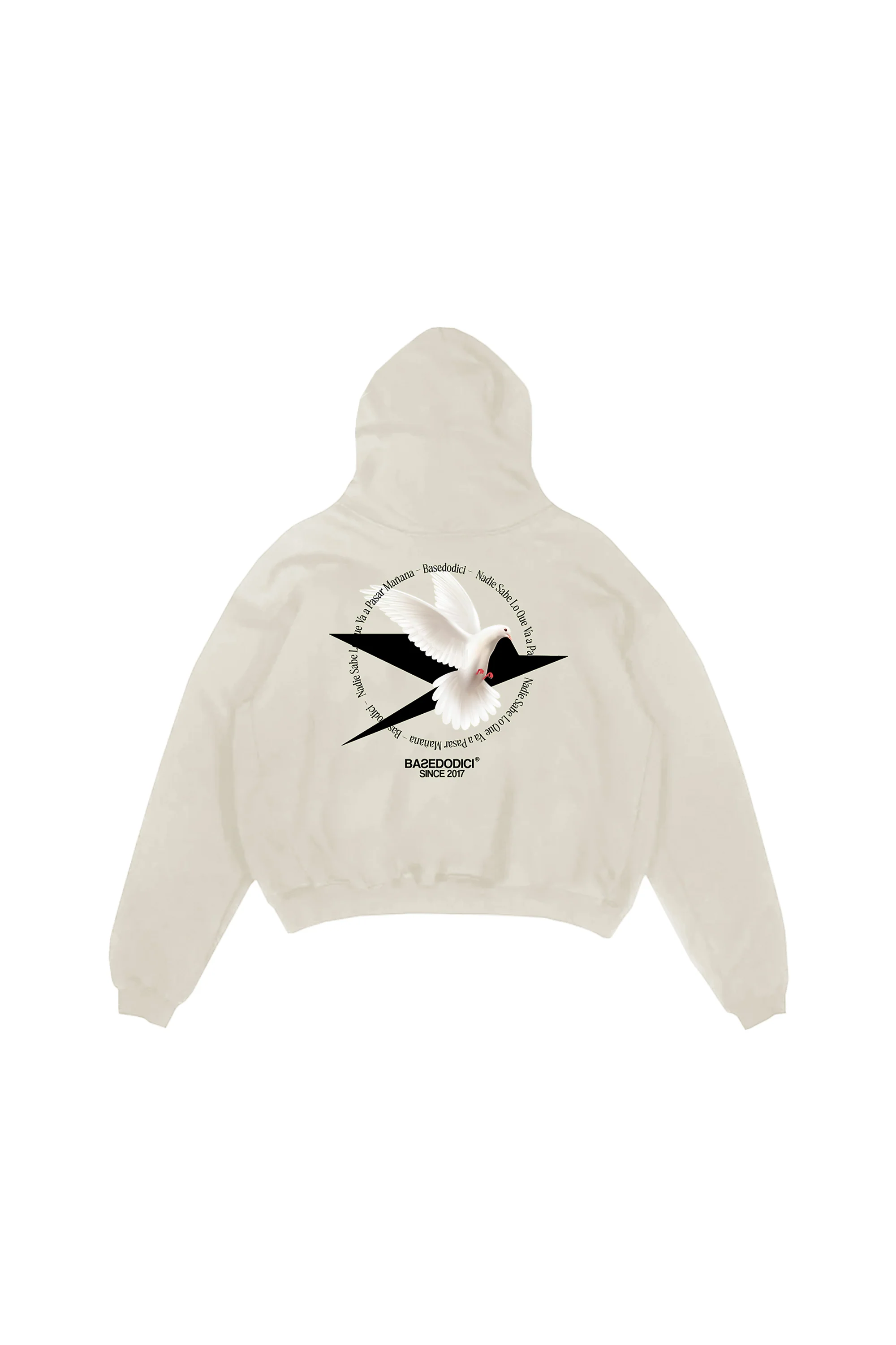 Hoodie Boxy “RESORT” Dove Cream - Image 3