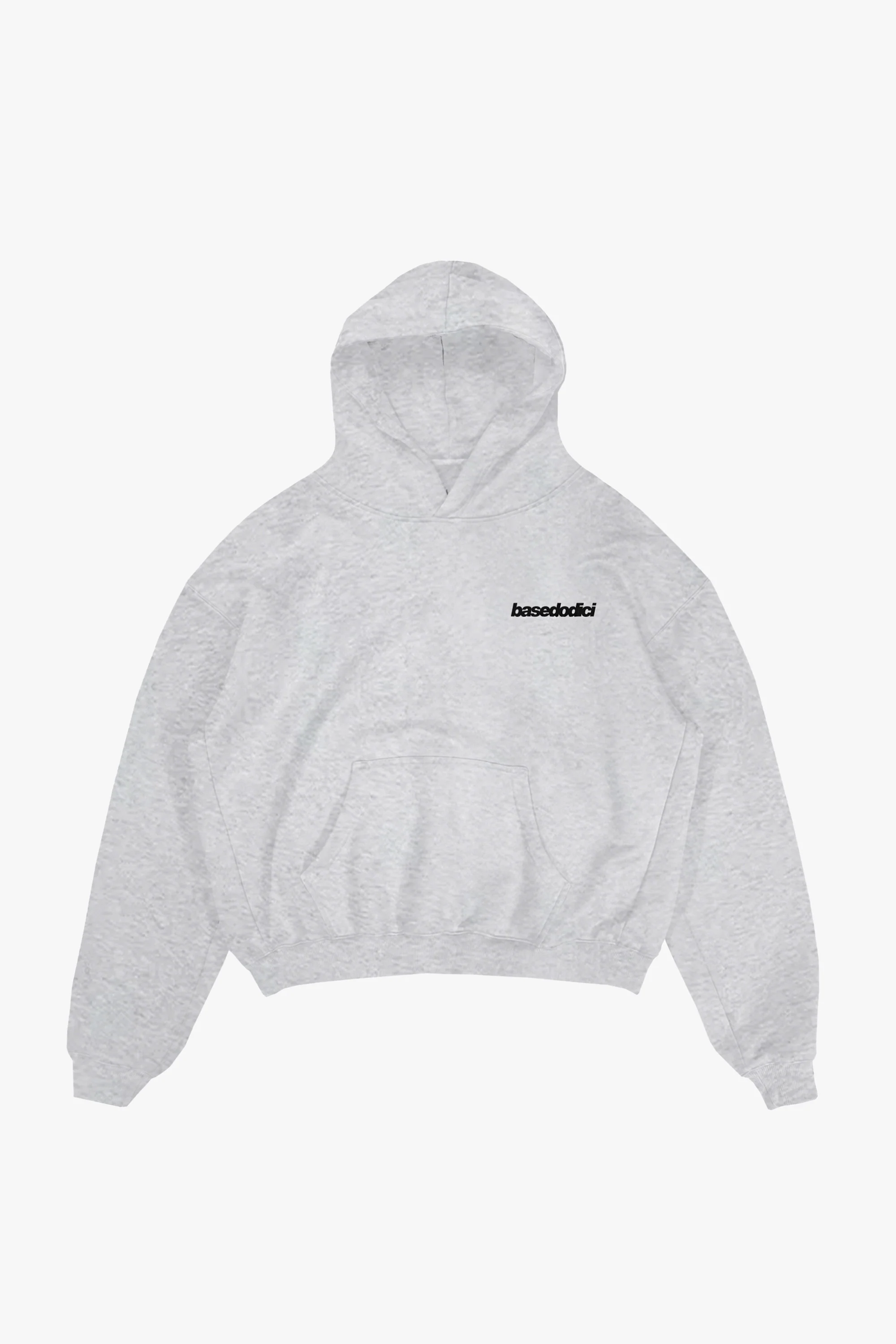 Hoodie "COMFY" Basic AshGrey/Black