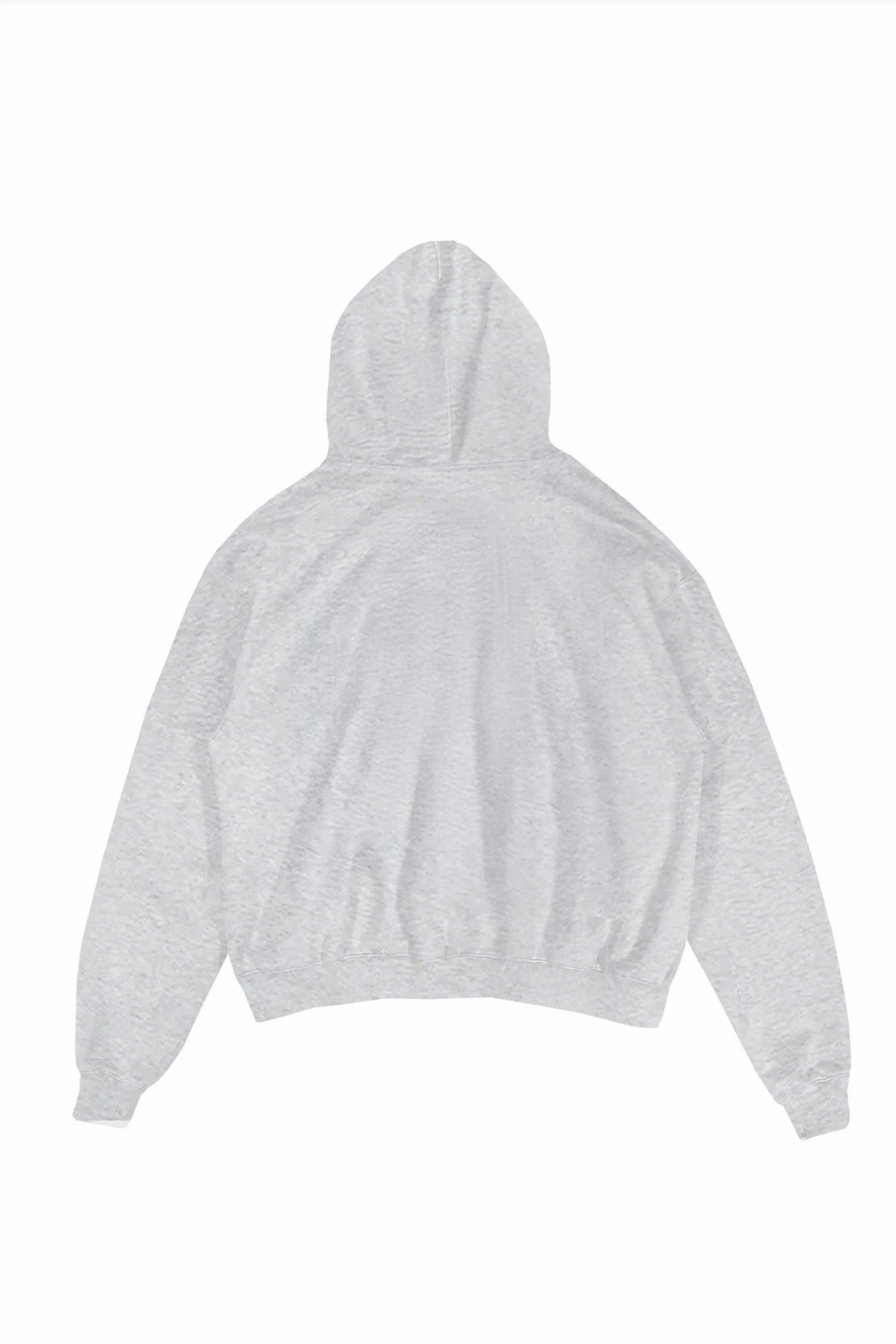 Hoodie "COMFY" Front Logo AshGrey/Blue - Image 10