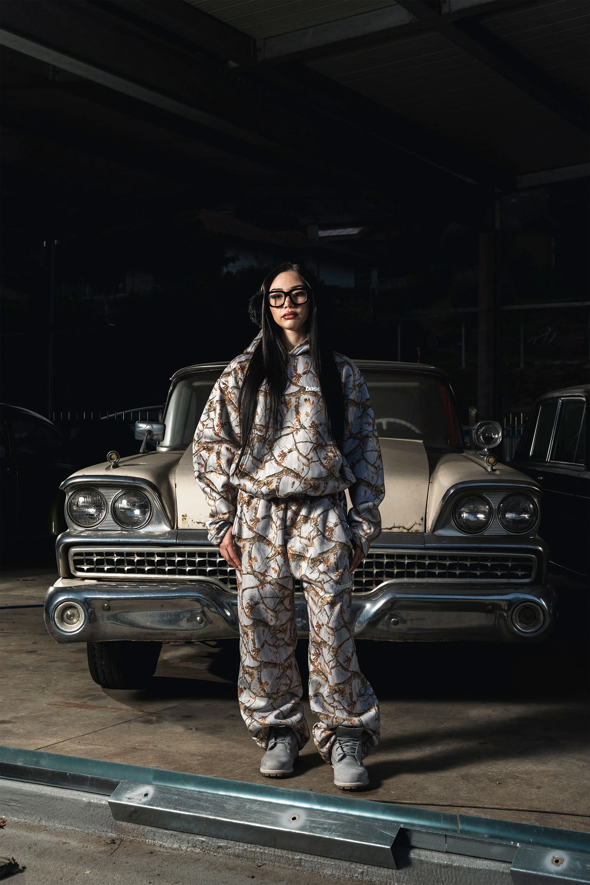 Hoodie "DETROIT" Forest Grey - Image 10