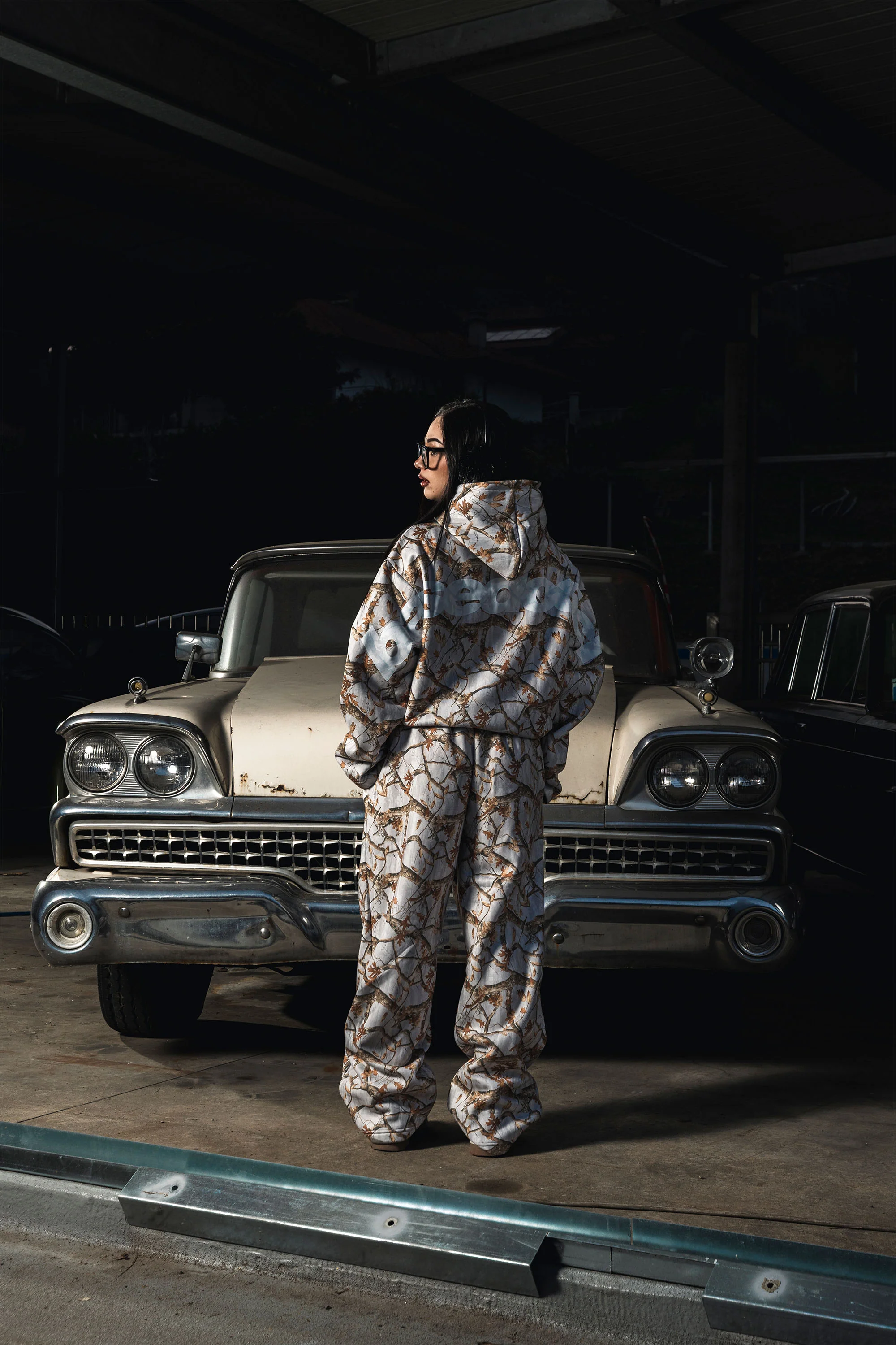Hoodie "DETROIT" Forest Grey - Image 11