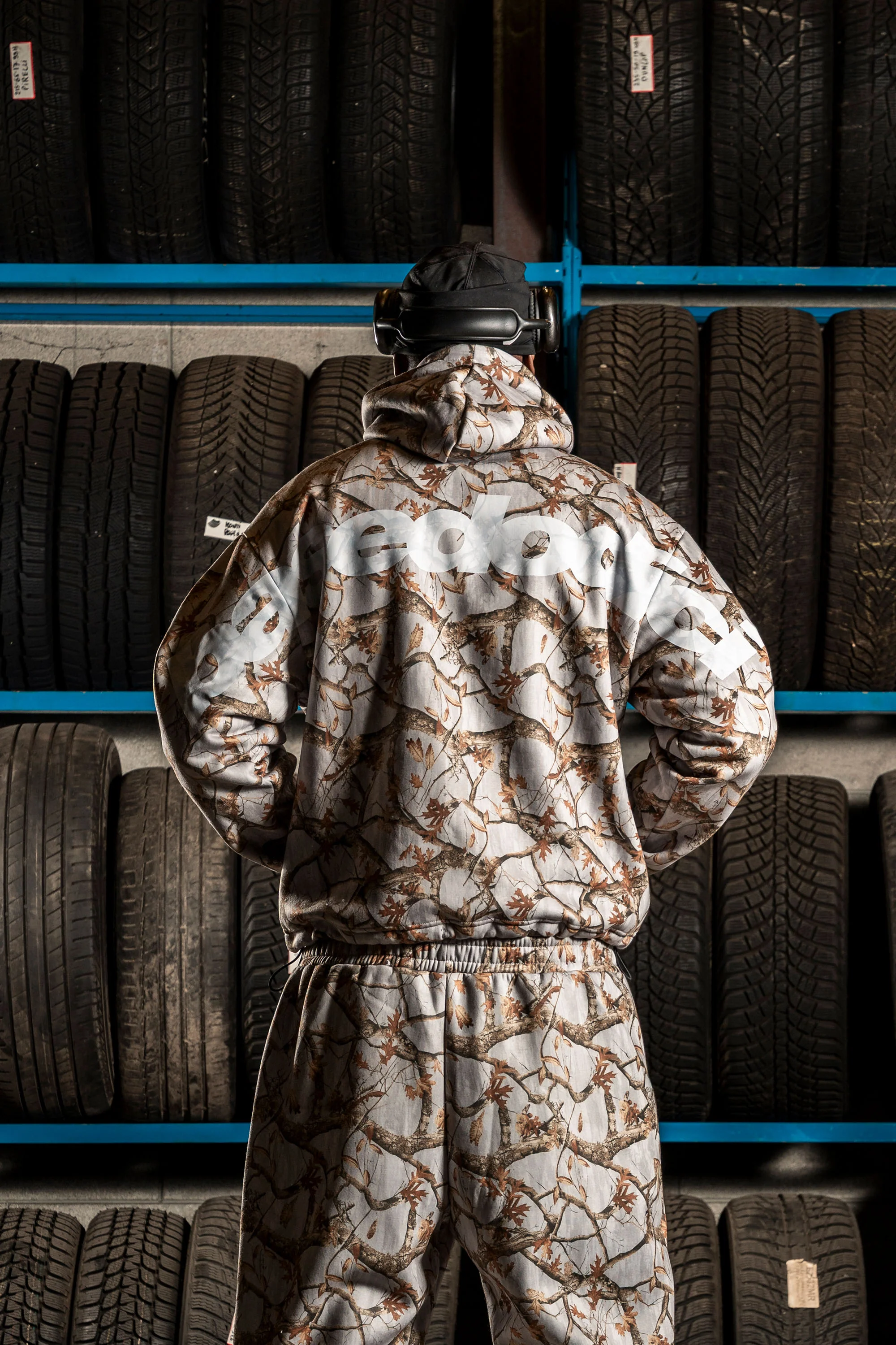 Hoodie "DETROIT" Forest Grey - Image 3