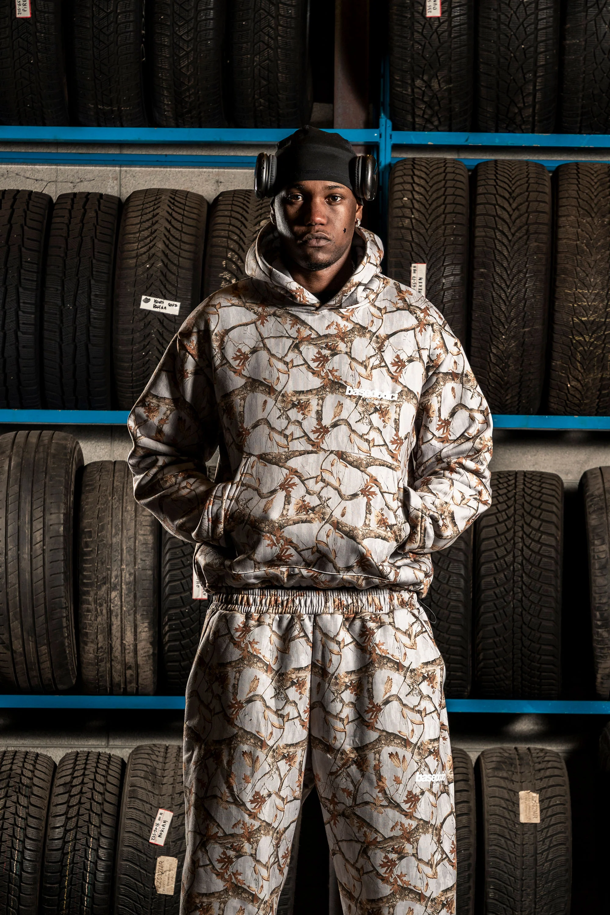 Hoodie "DETROIT" Forest Grey - Image 4