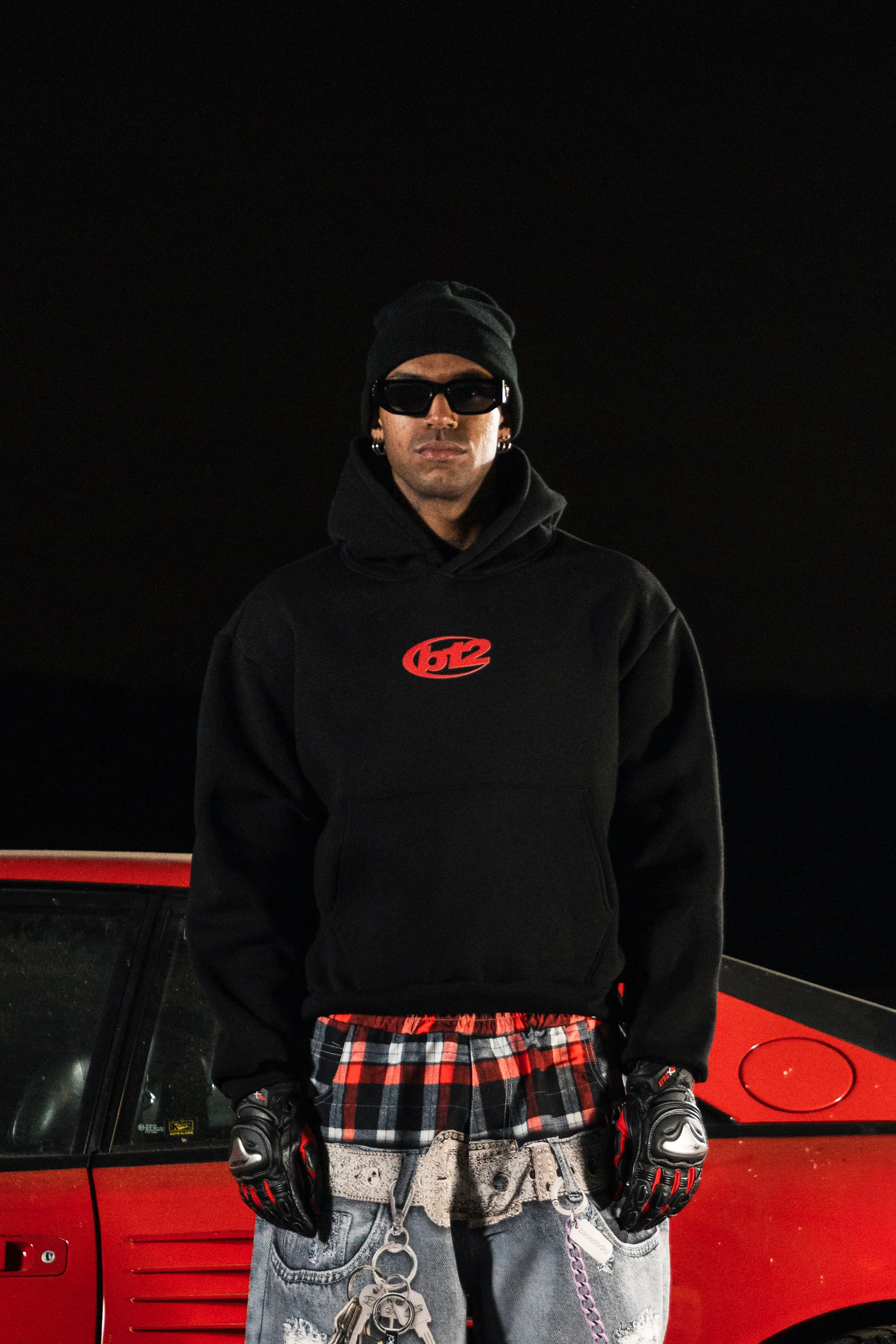 Hoodie "DETROIT" Junkyard Black - Image 5