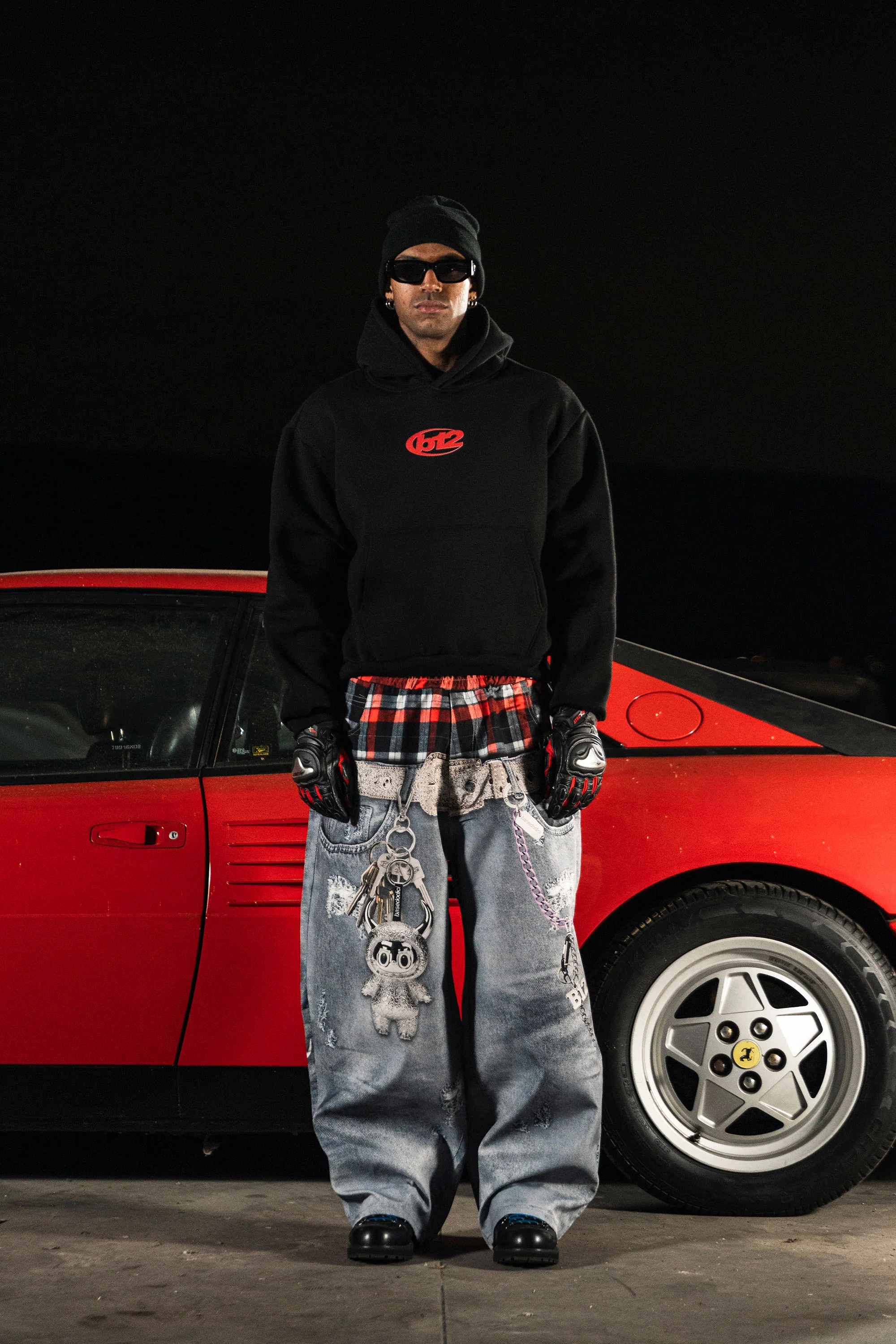 Hoodie "DETROIT" Junkyard Black - Image 7